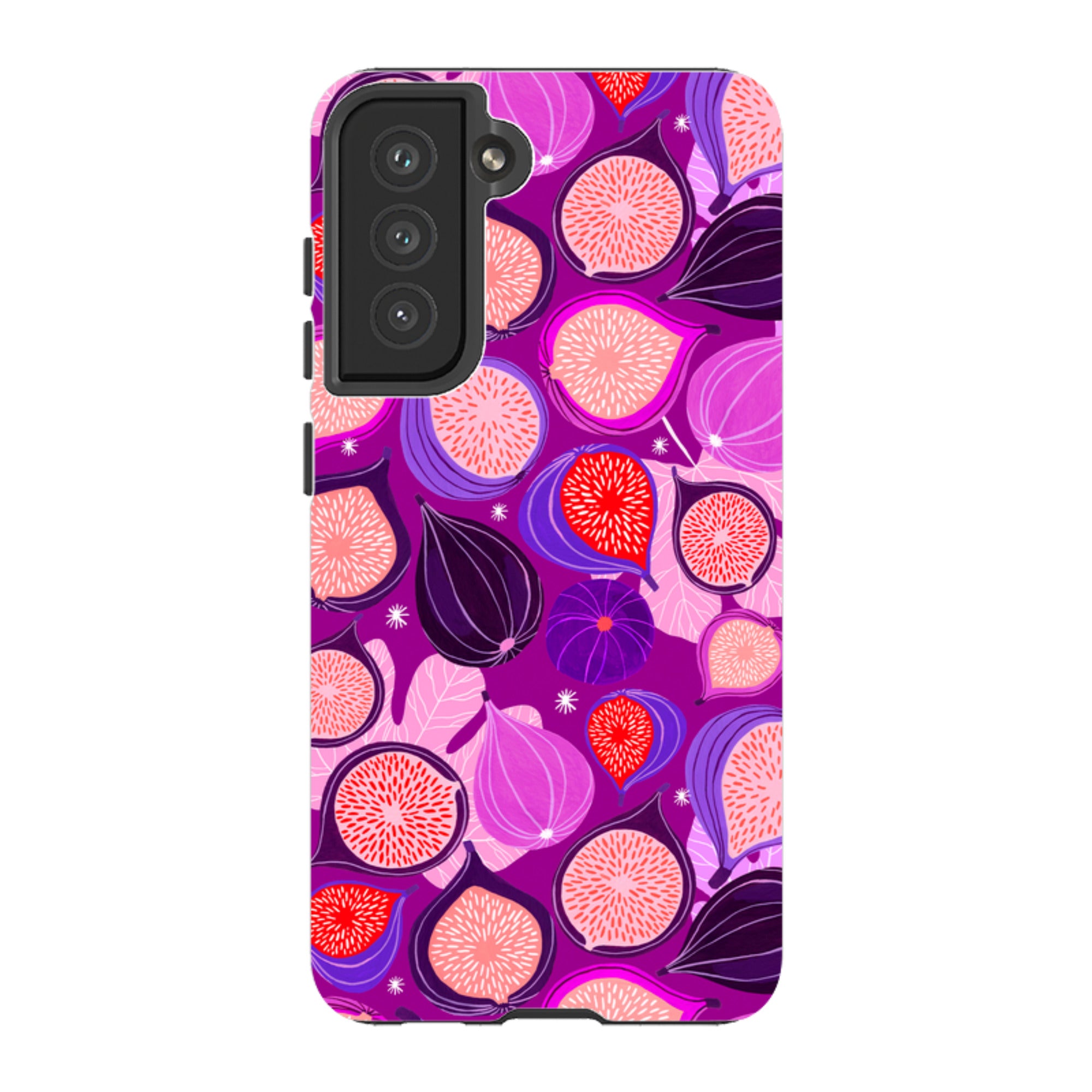 Samsung Tough Case - Ficolino Purple Pattern By Madalina Andronic
