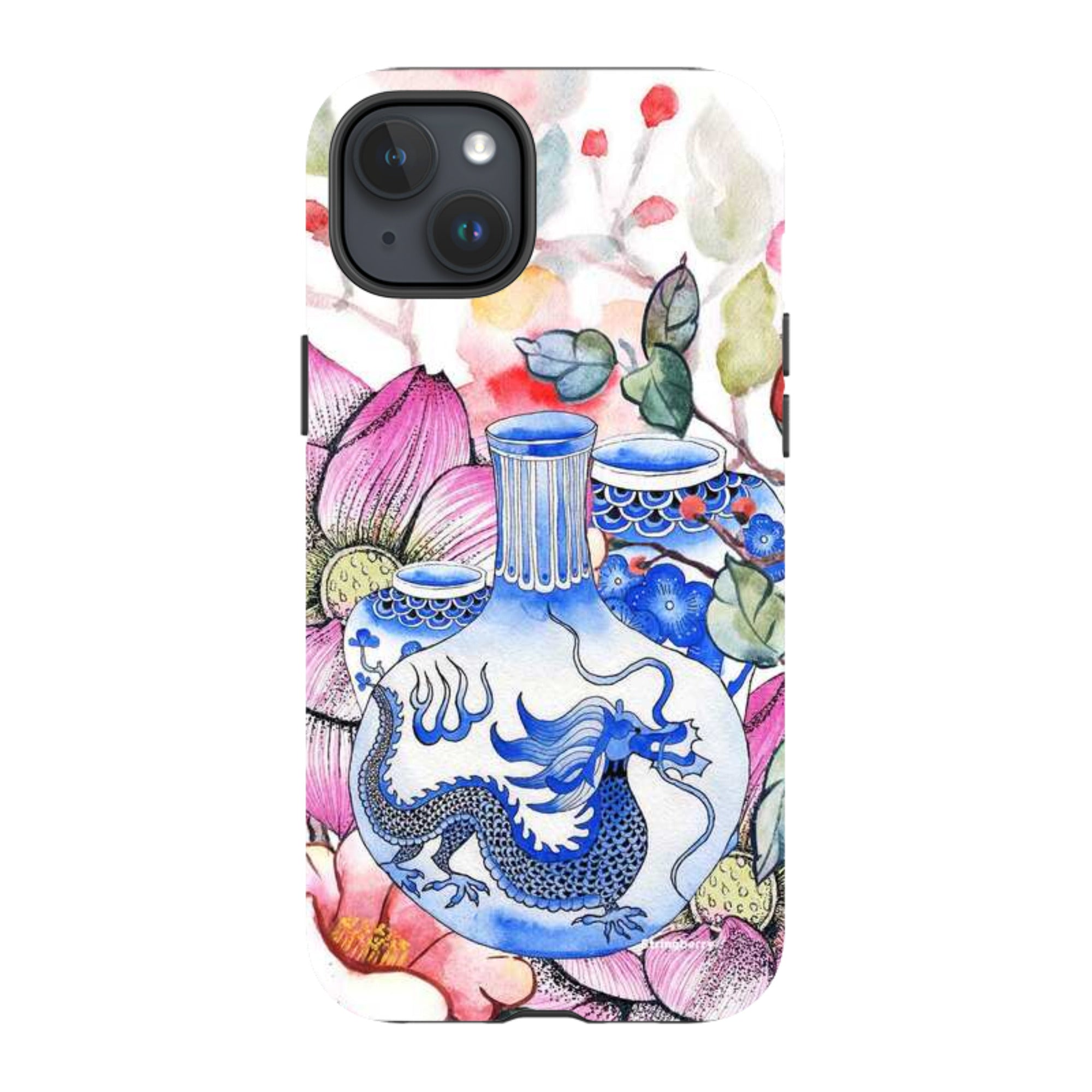 iPhone Tough Case - Dragon Vase