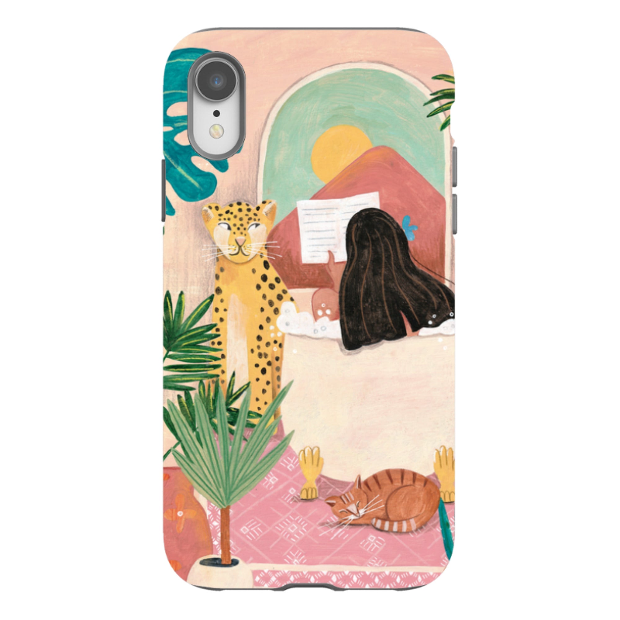 iPhone Tough Case - Bath Time By Caroline Bonne Muller