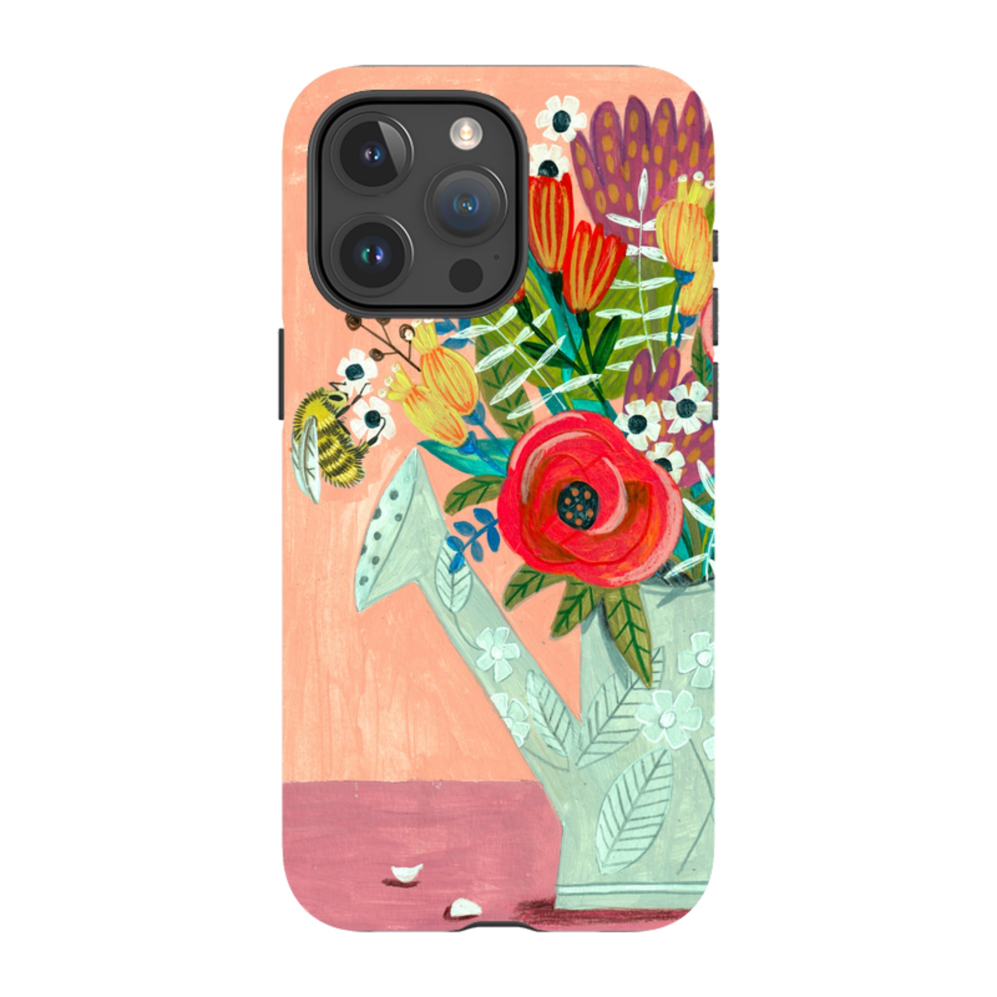 iPhone Tough Case - Watering Can By Caroline Bonne Muller