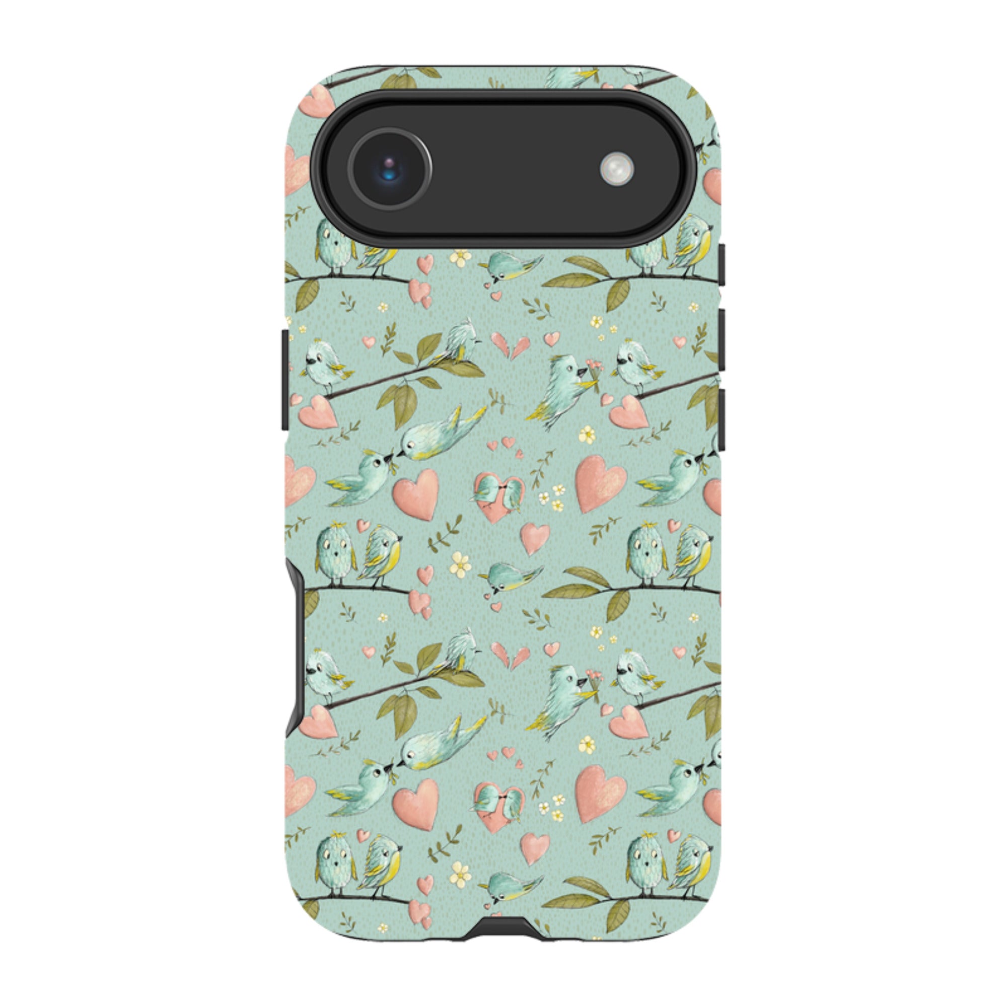 iPhone Tough Case - Love Is In The Air Pattern By Maja Lindberg
