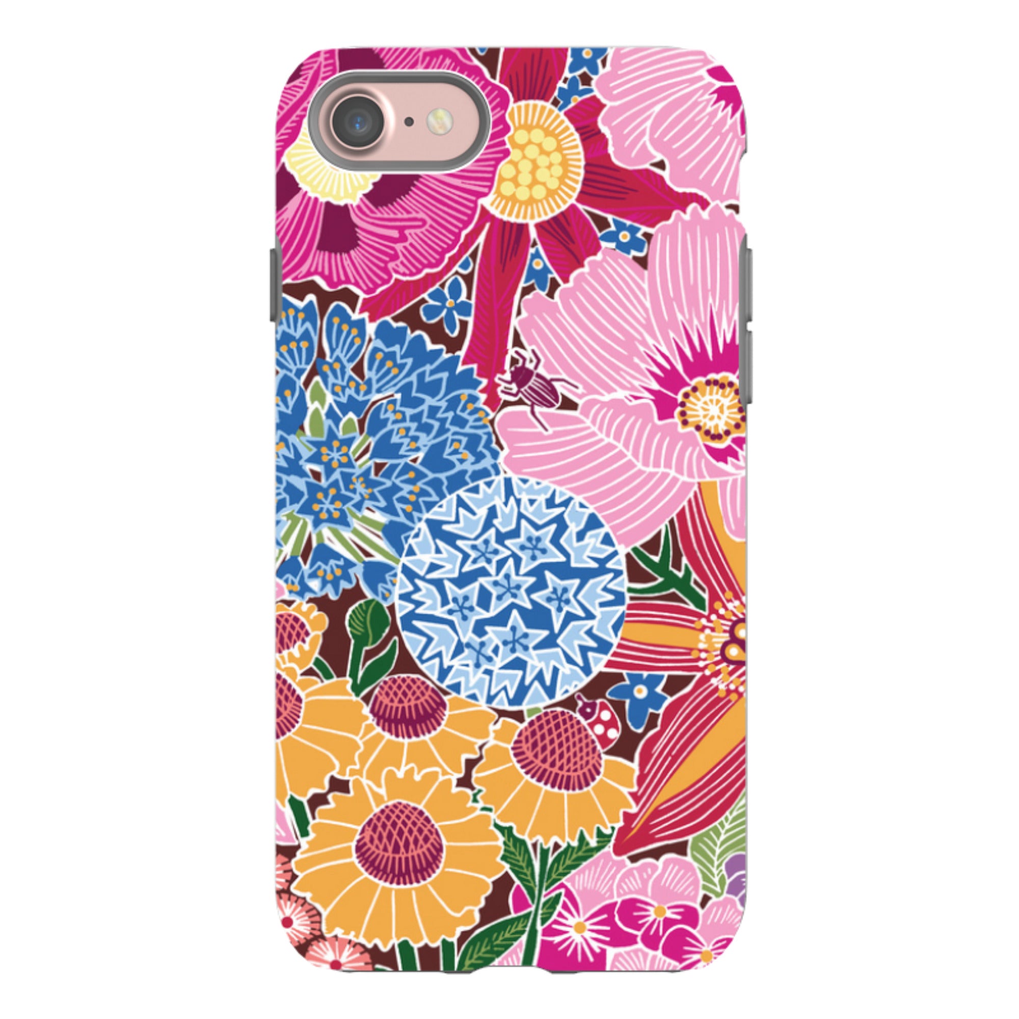 iPhone Tough Case - Jigsaw Floral 2 By Kate Heiss