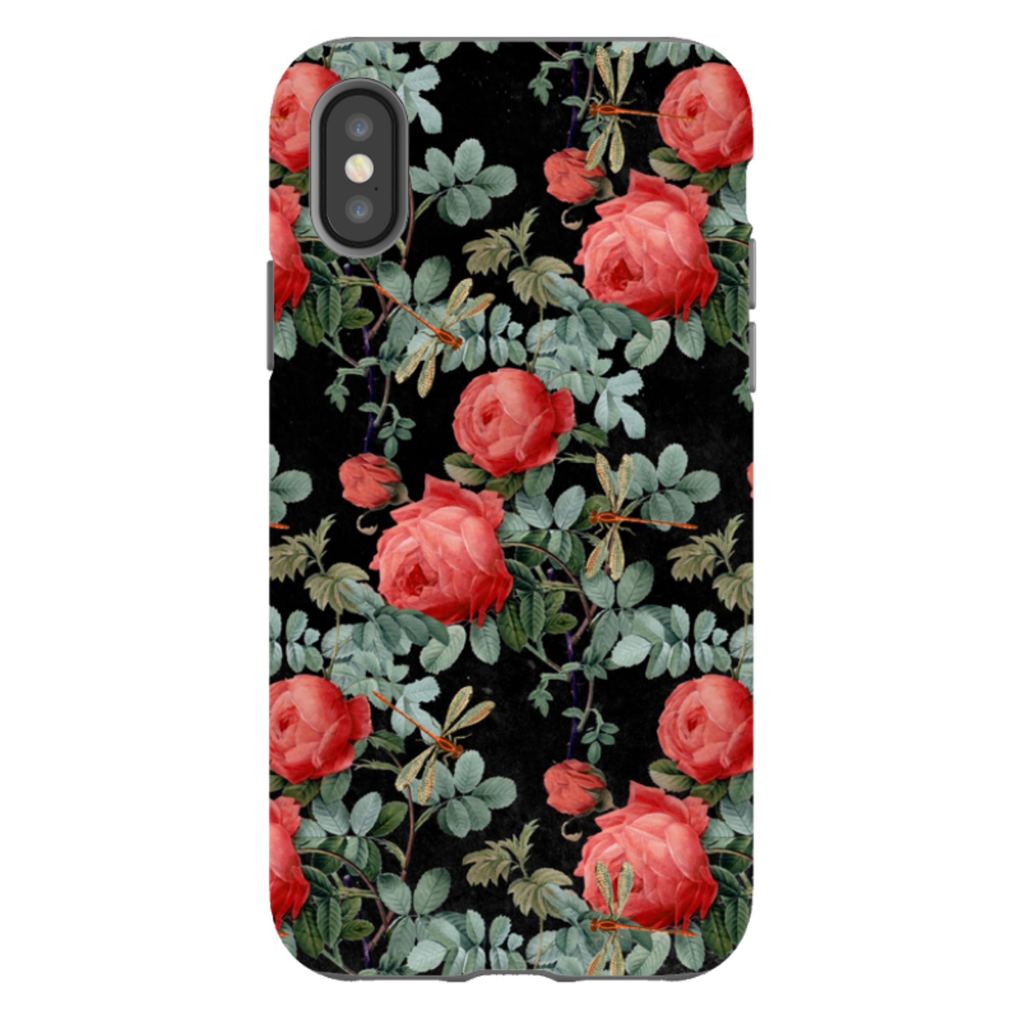 iPhone Tough Case - Dragons And Roses
