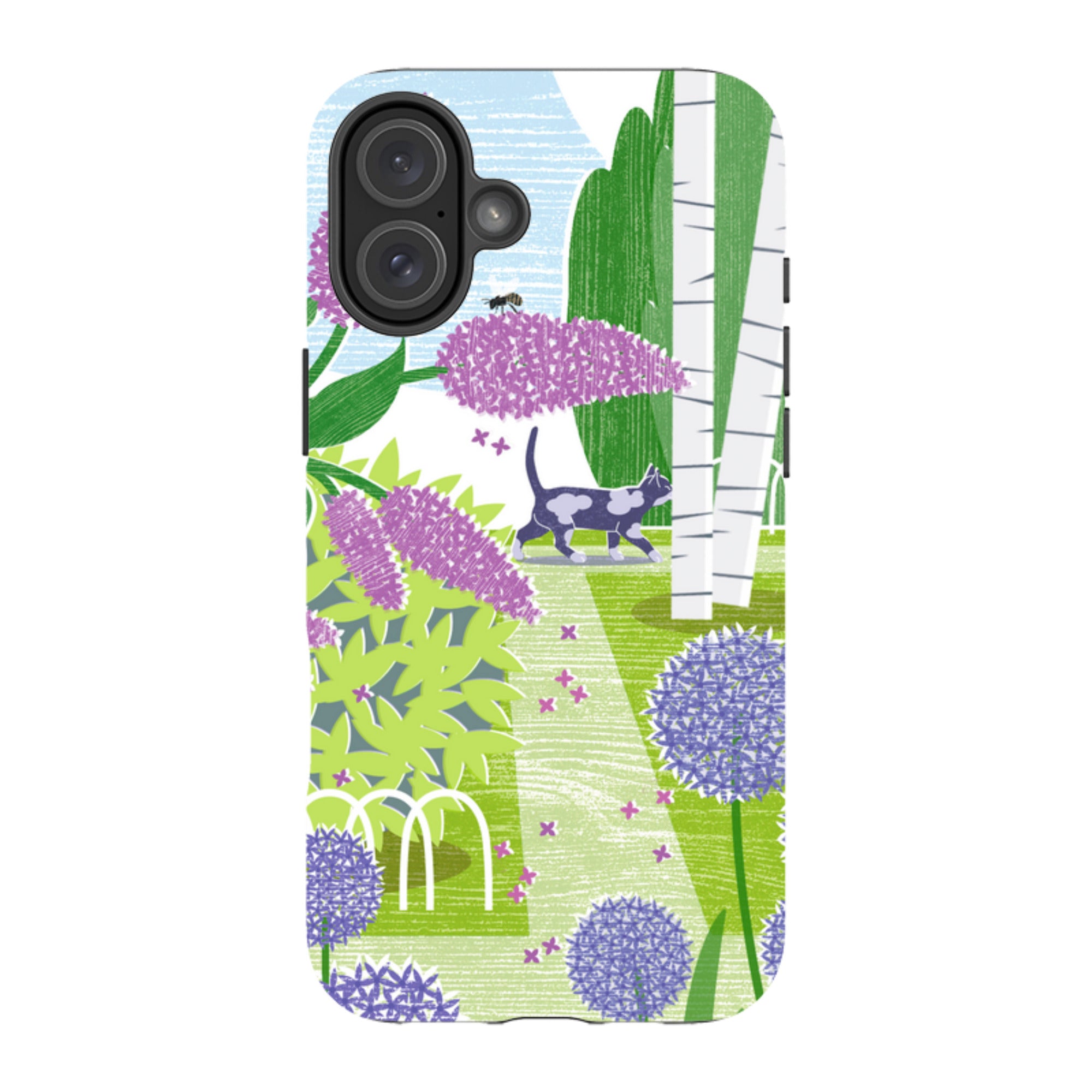 iPhone MagSafe Tough Case -  Lilac and Alliums By Liane Payne