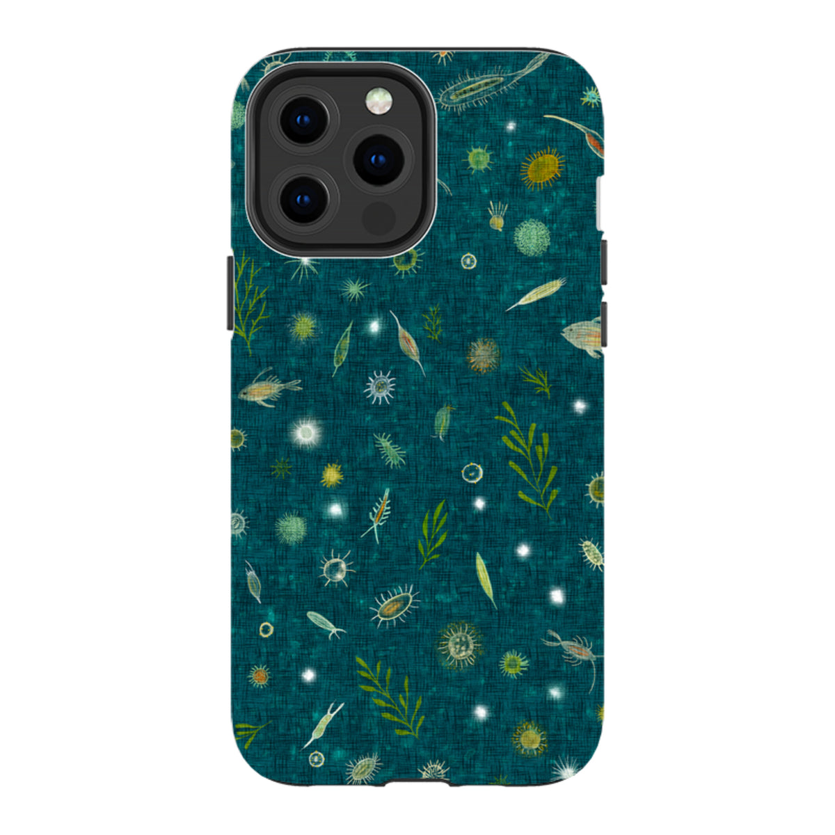 iPhone Tough Case - Plankton - Steel Blue By Katherine Quinn
