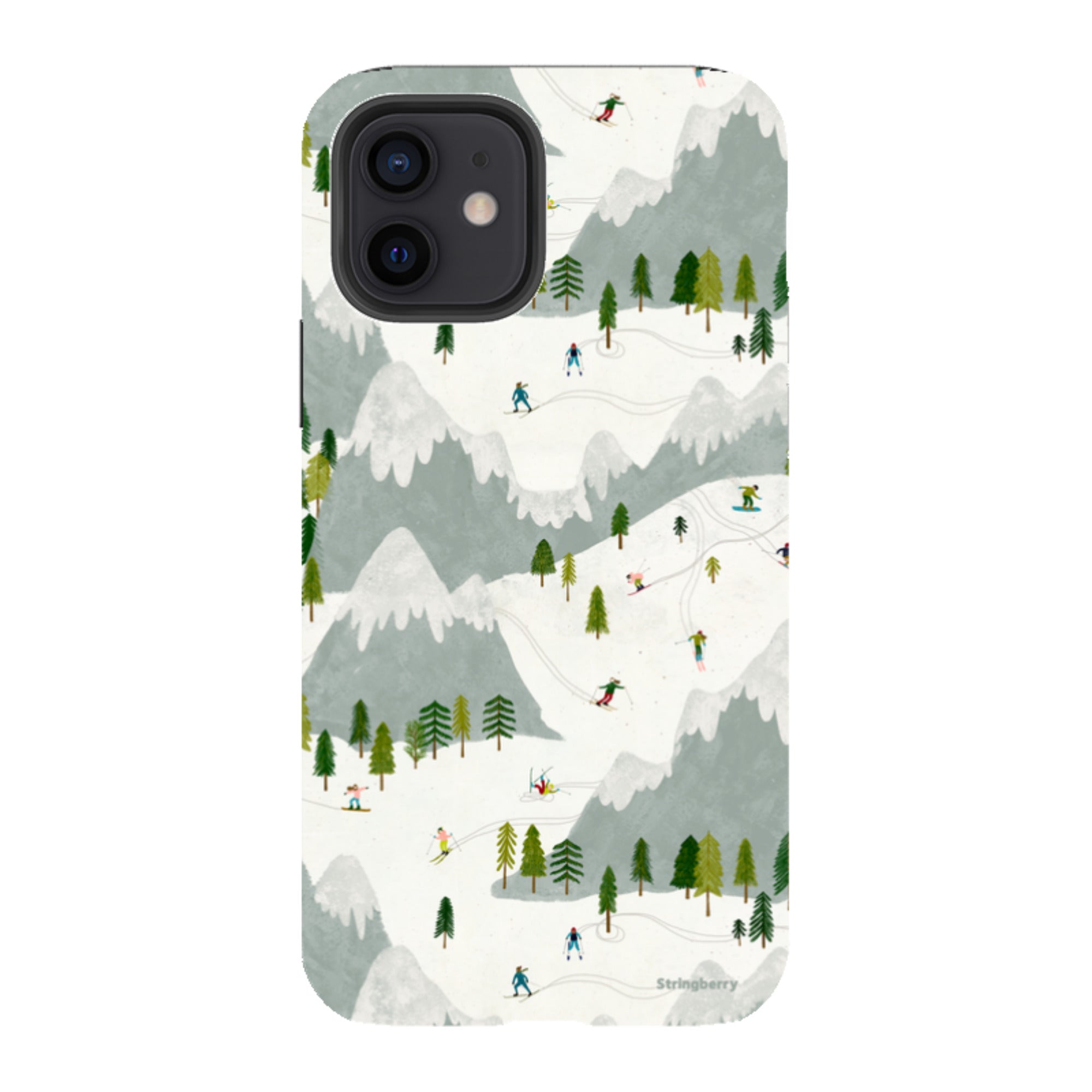 iPhone Tough Case - Winter Landscape I By Katherine Quinn