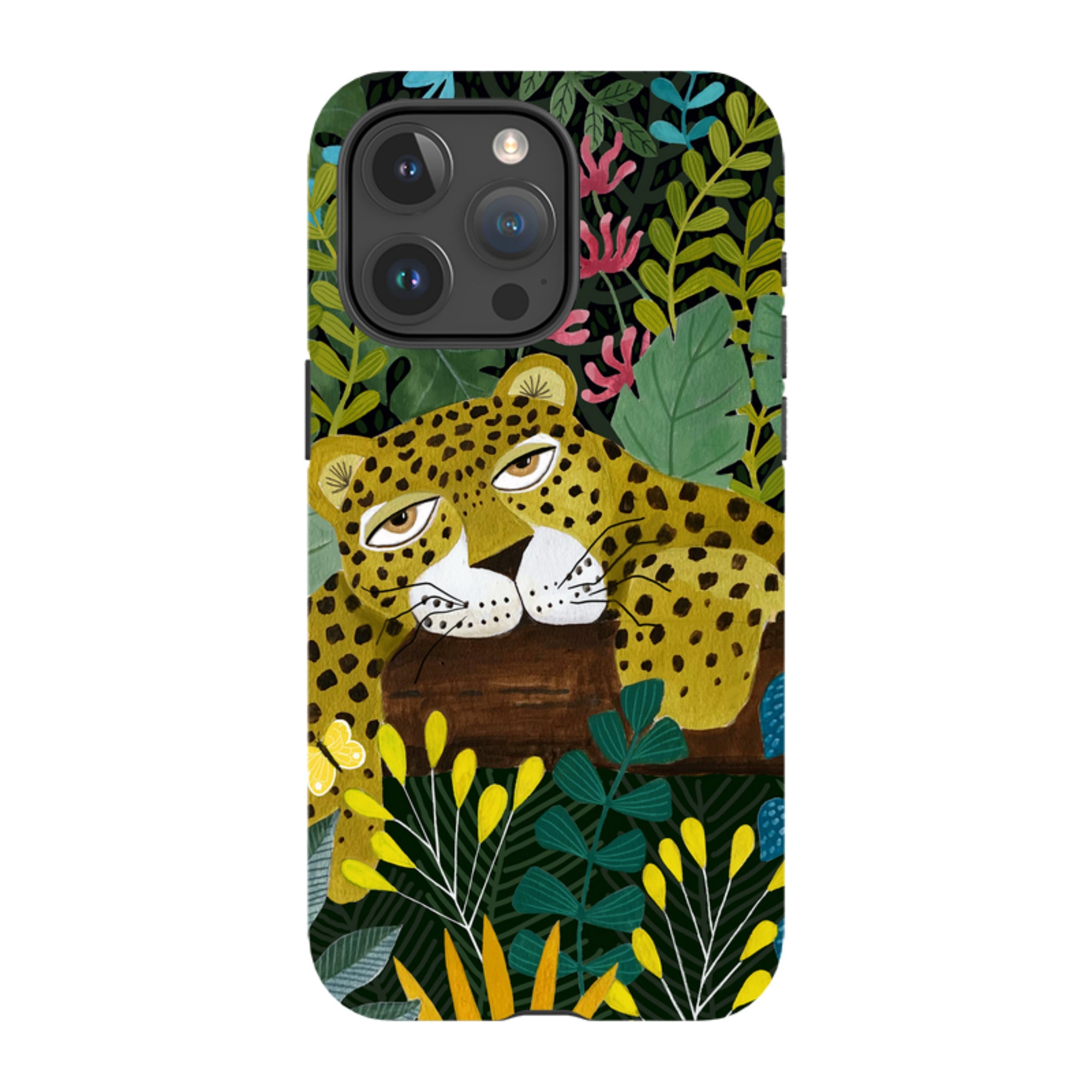 iPhone MagSafe Tough Case - Sleepy Leopard By Bex Parkin