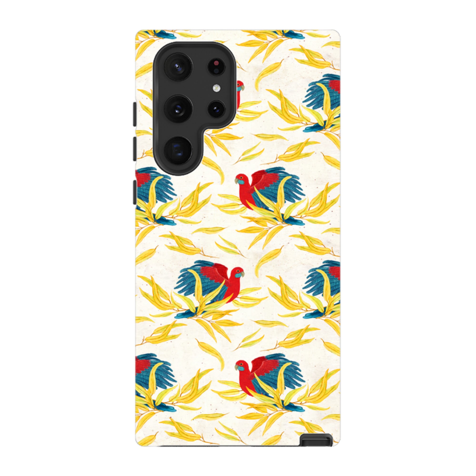 Samsung Tough Case - Crimson Rosella By Katherine Quinn