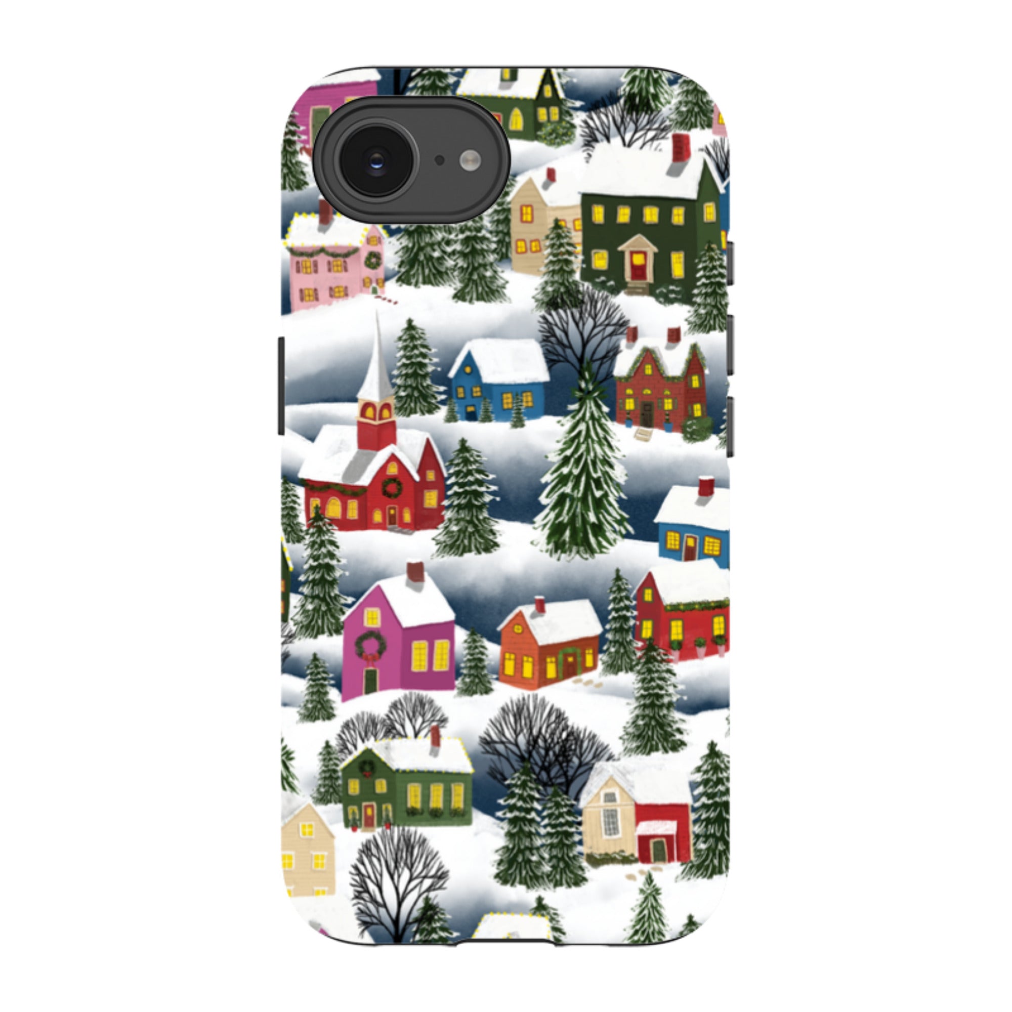 iPhone Tough Case - Advent Street Town By Abby Jacobs