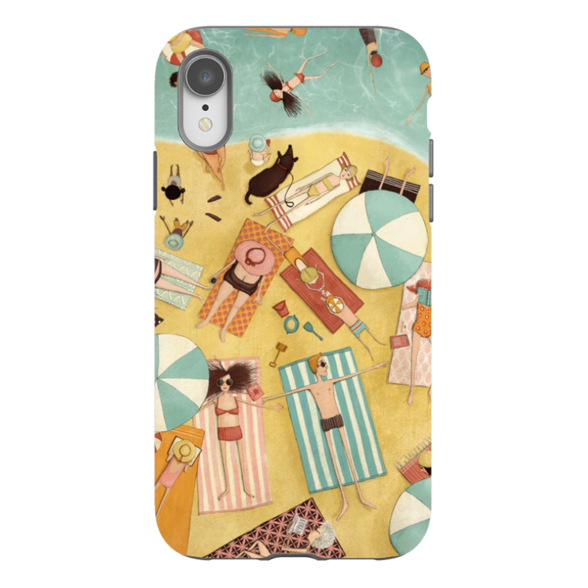 iPhone Tough Case - Beach Day By Maja Lindberg
