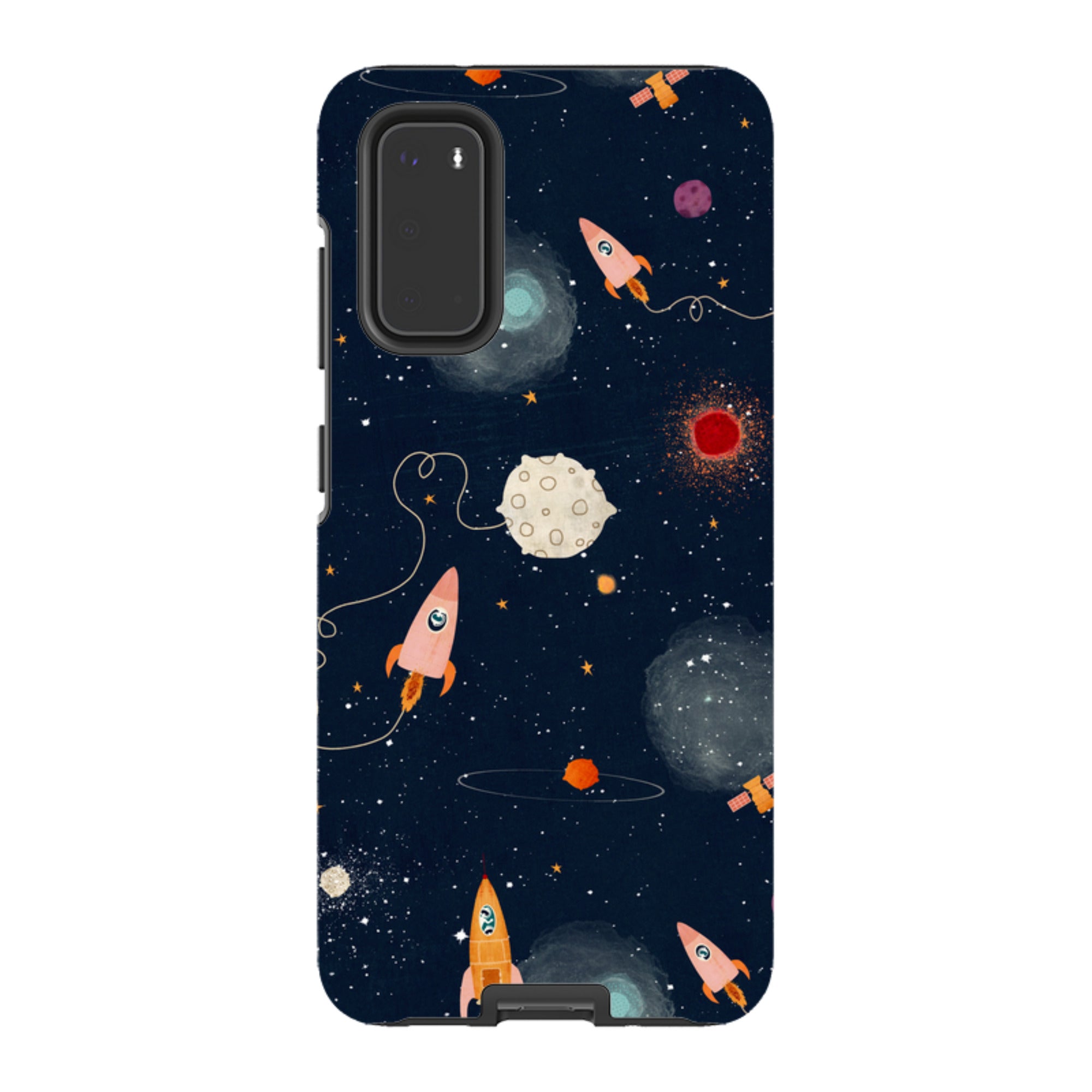 Samsung Tough Case - Rockets Midnight By Katherine Quinn