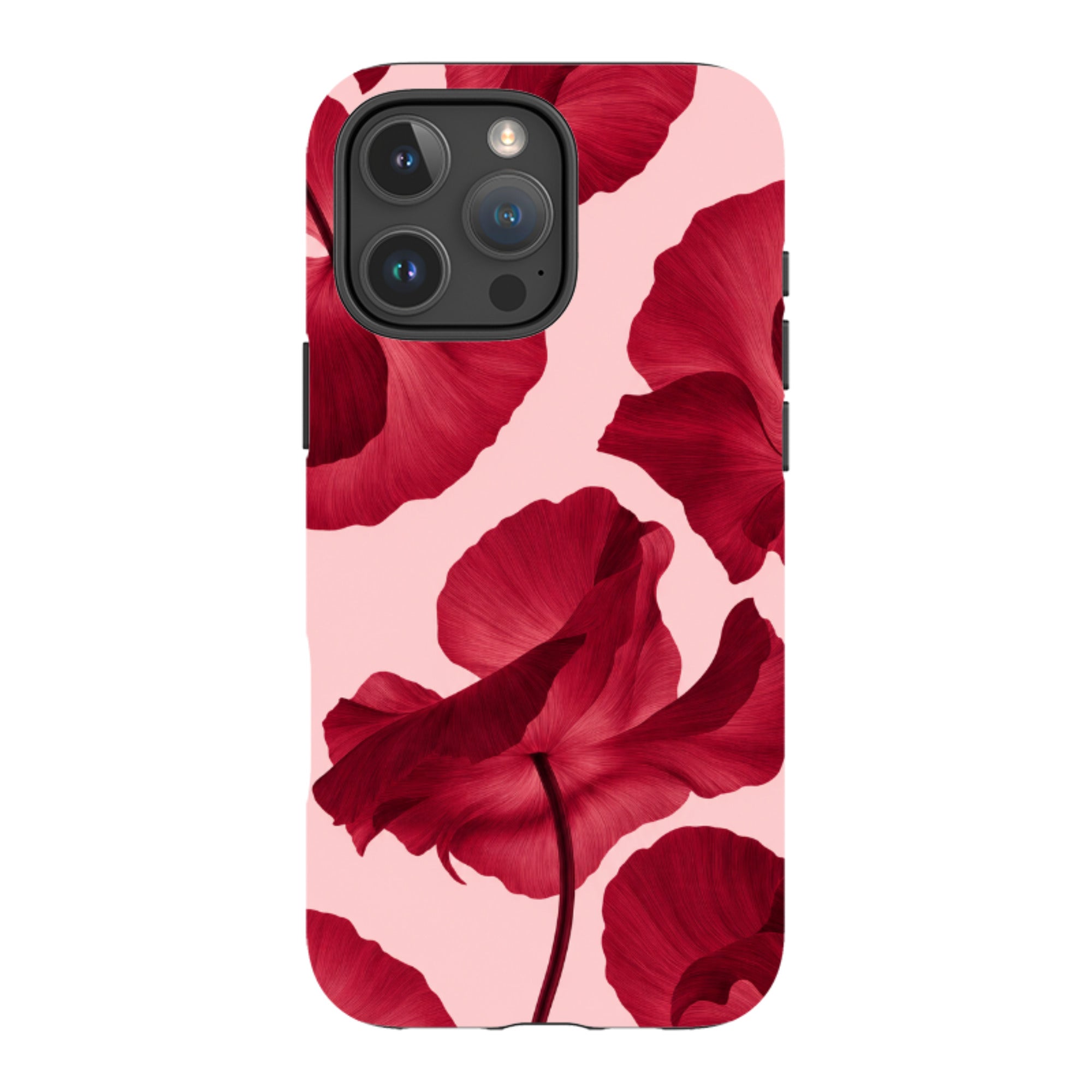 iPhone MagSafe Tough Case - Burgundy Poppy