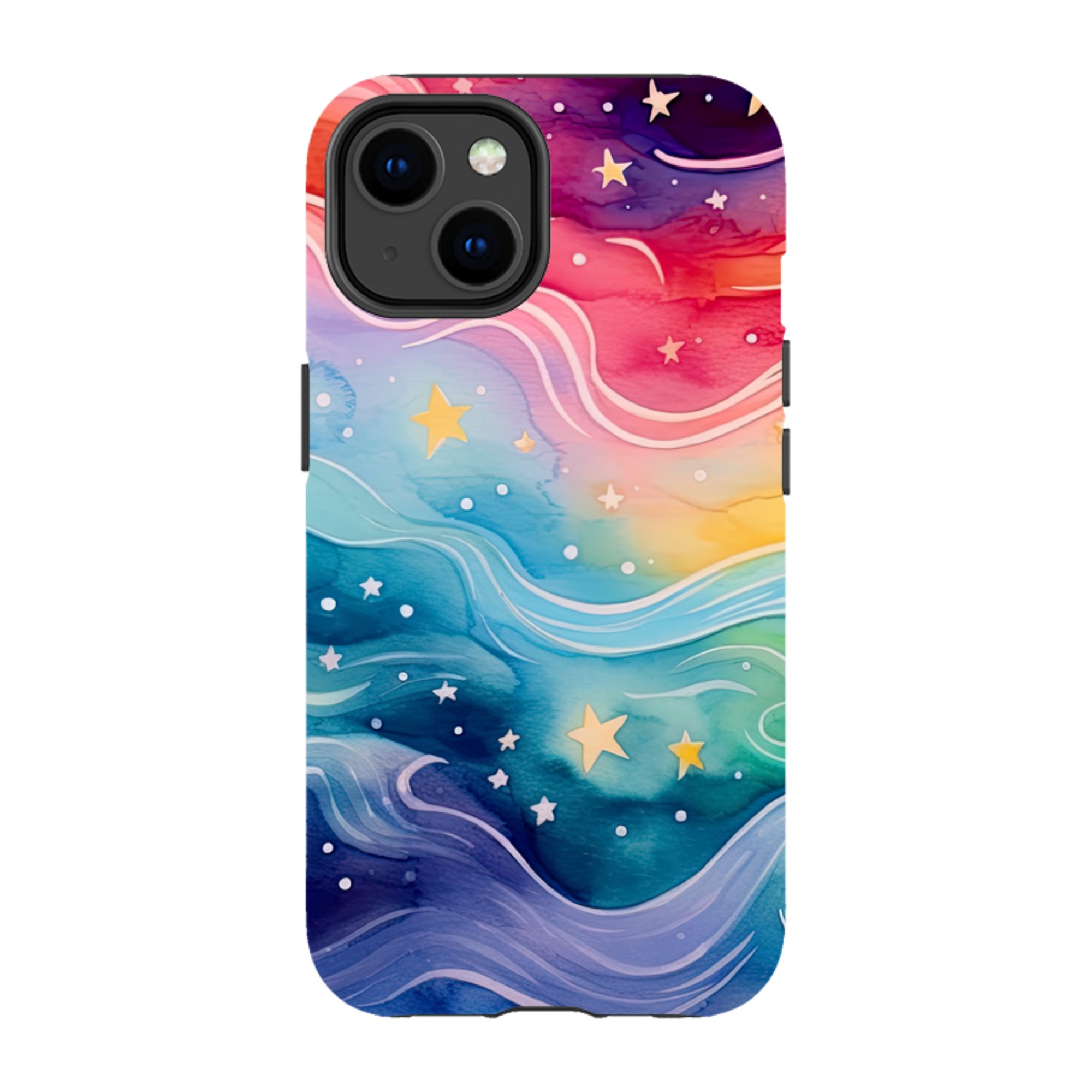iPhone MagSafe Tough Case - Rainbow Stars IV