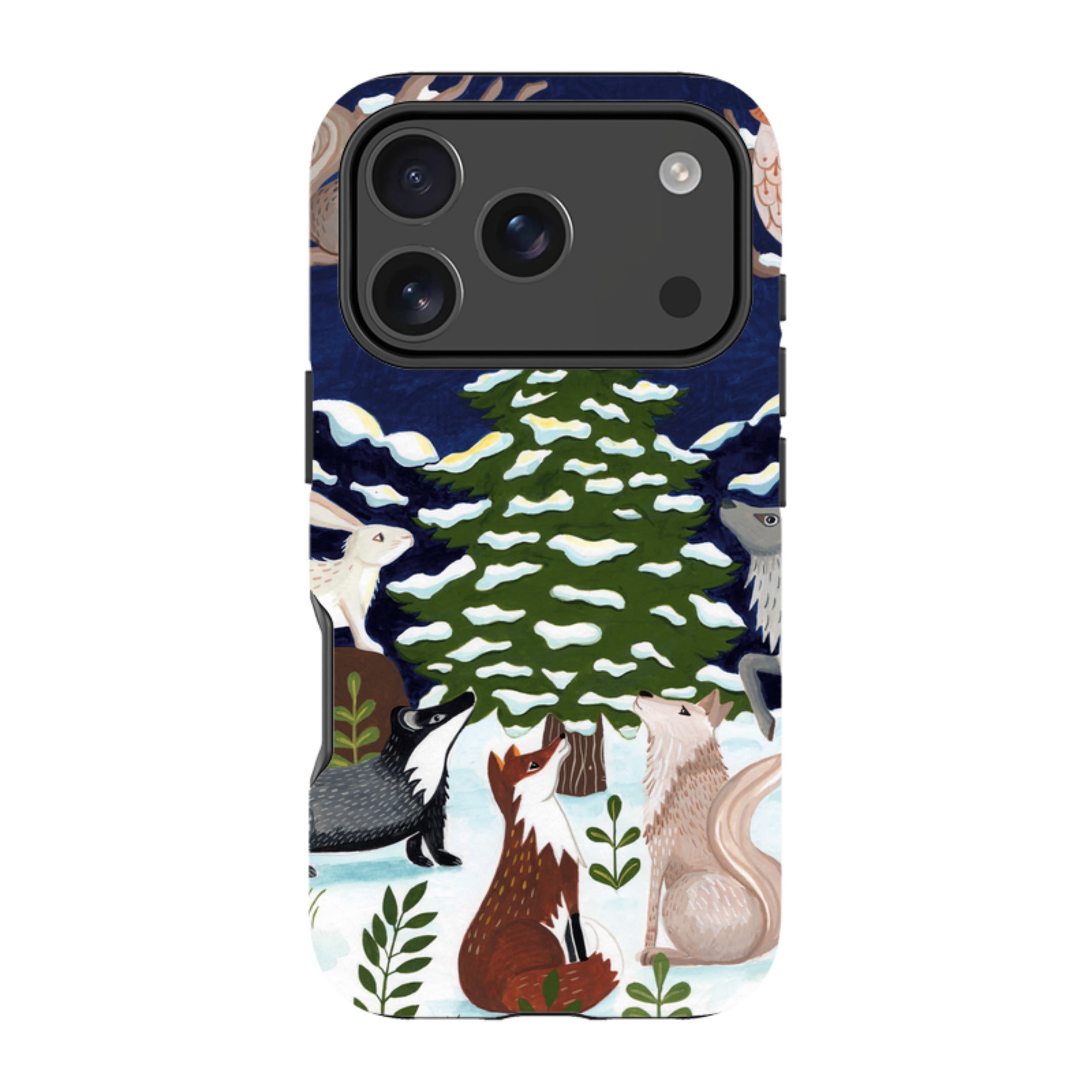 iPhone Tough Case - Christmas Tree By Bex Parkin
