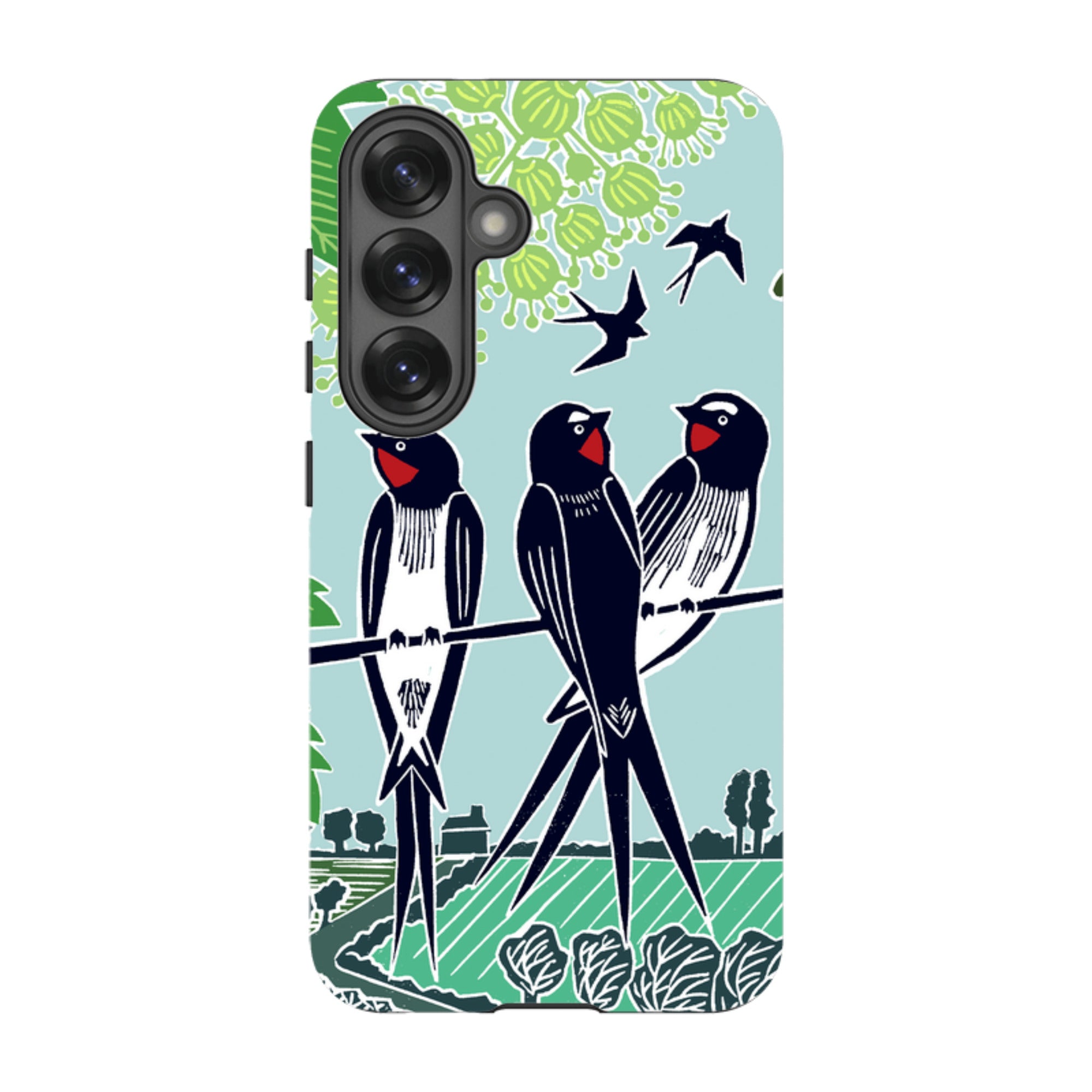 Samsung Tough Case - Swallows By Kate Heiss