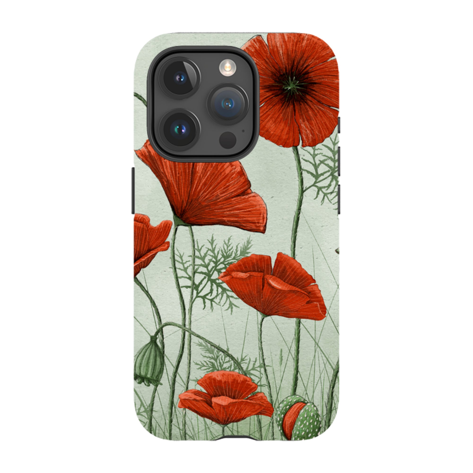 iPhone MagSafe Tough Case - Poppies By Maja Lindberg