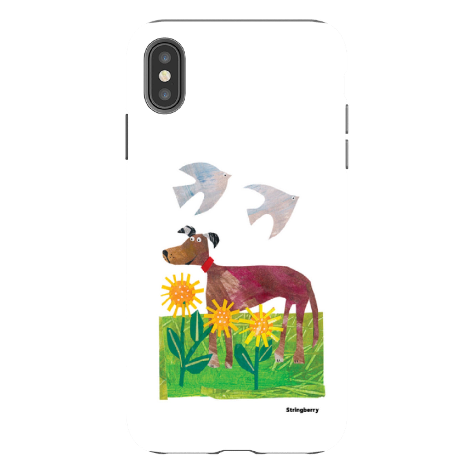 iPhone Tough Case - Days Of Dogs I By Tracey English