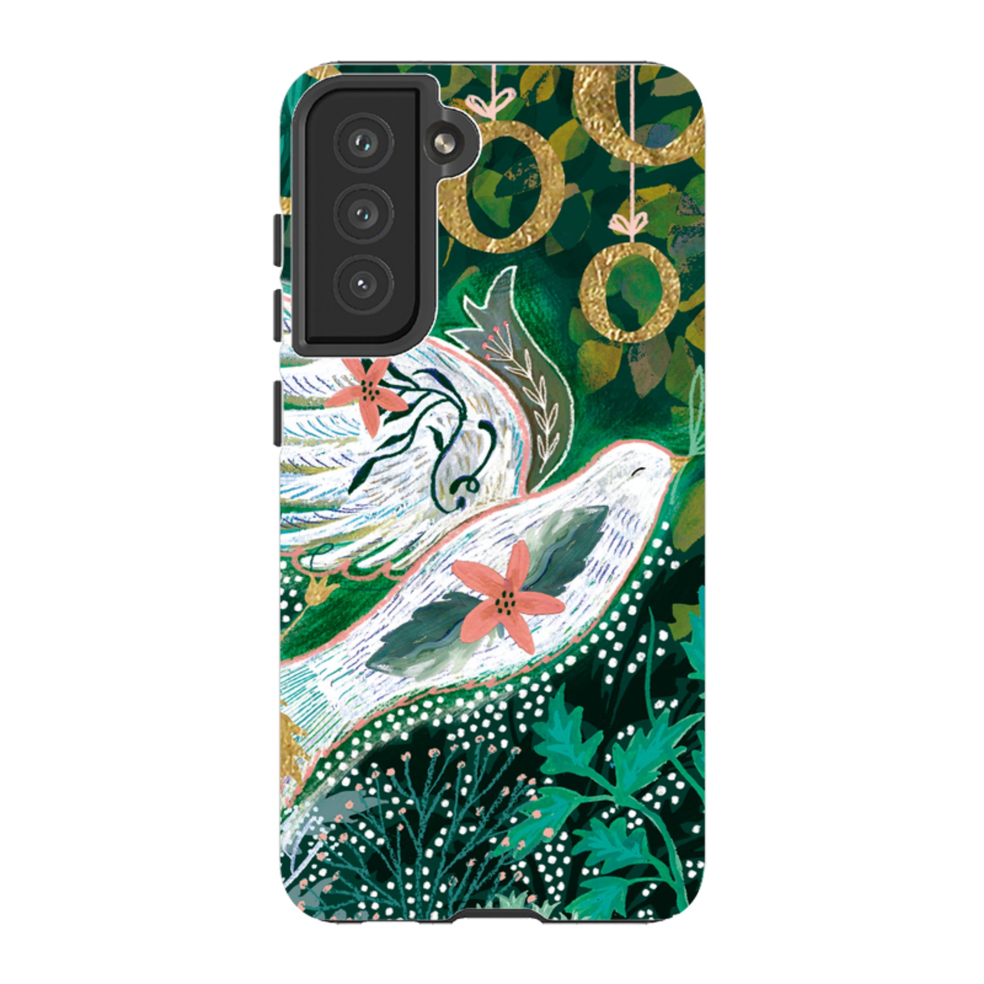 Samsung Tough Case - Gold Rings By Emma Frances Grant