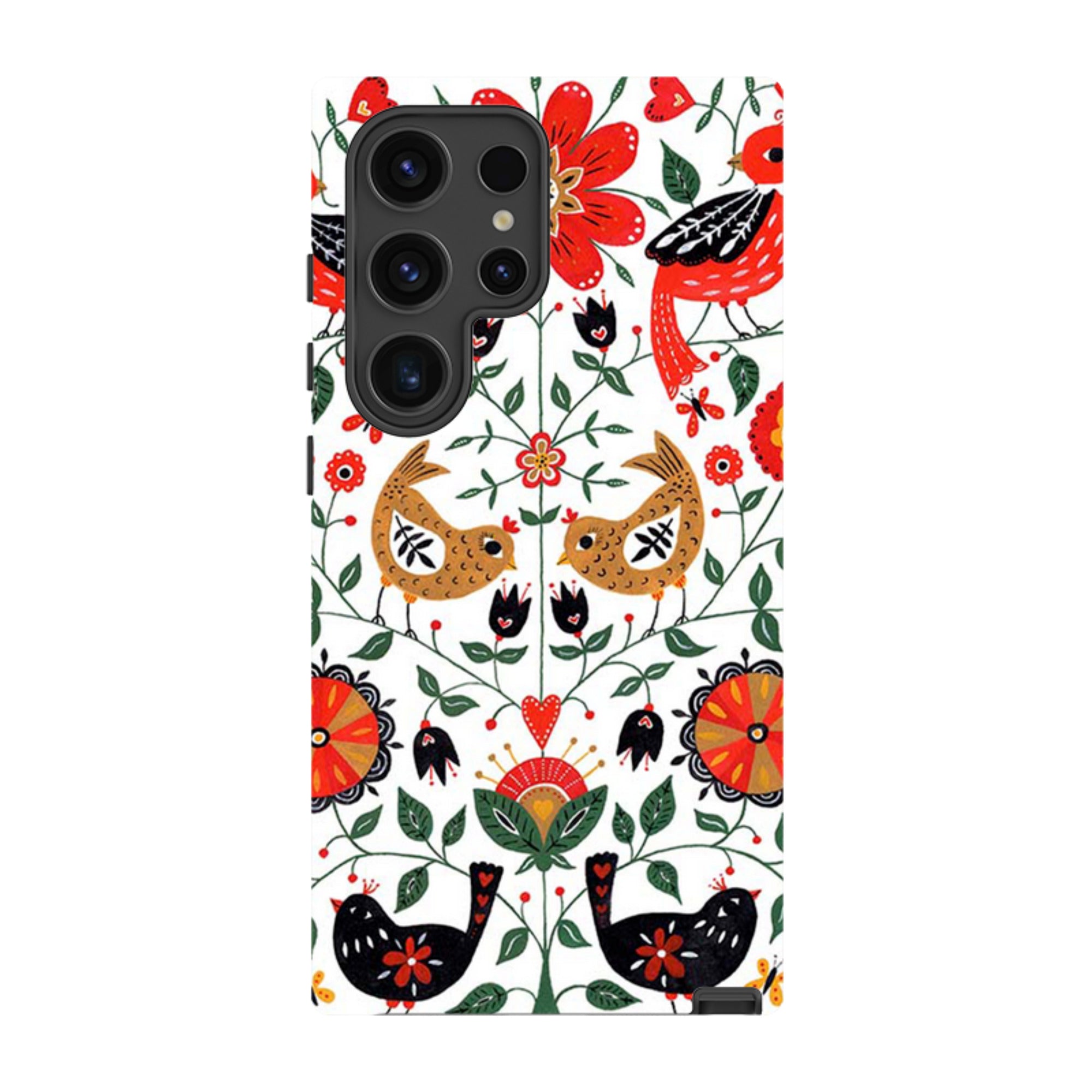 Samsung Tough Case - Birds And Floral By Suzy Taylor