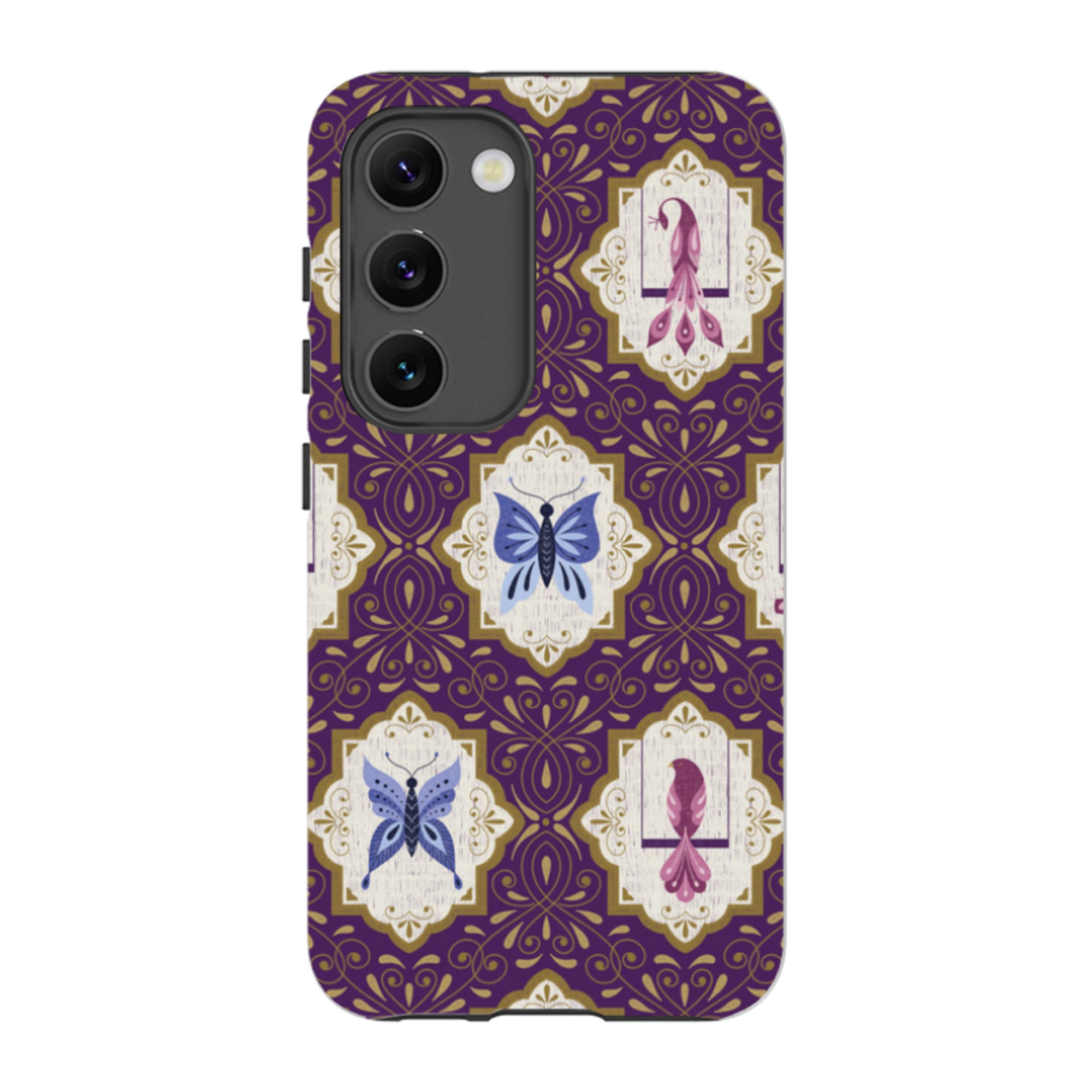 Samsung Tough Case - Wingframes Purple By Jenny Zemanek
