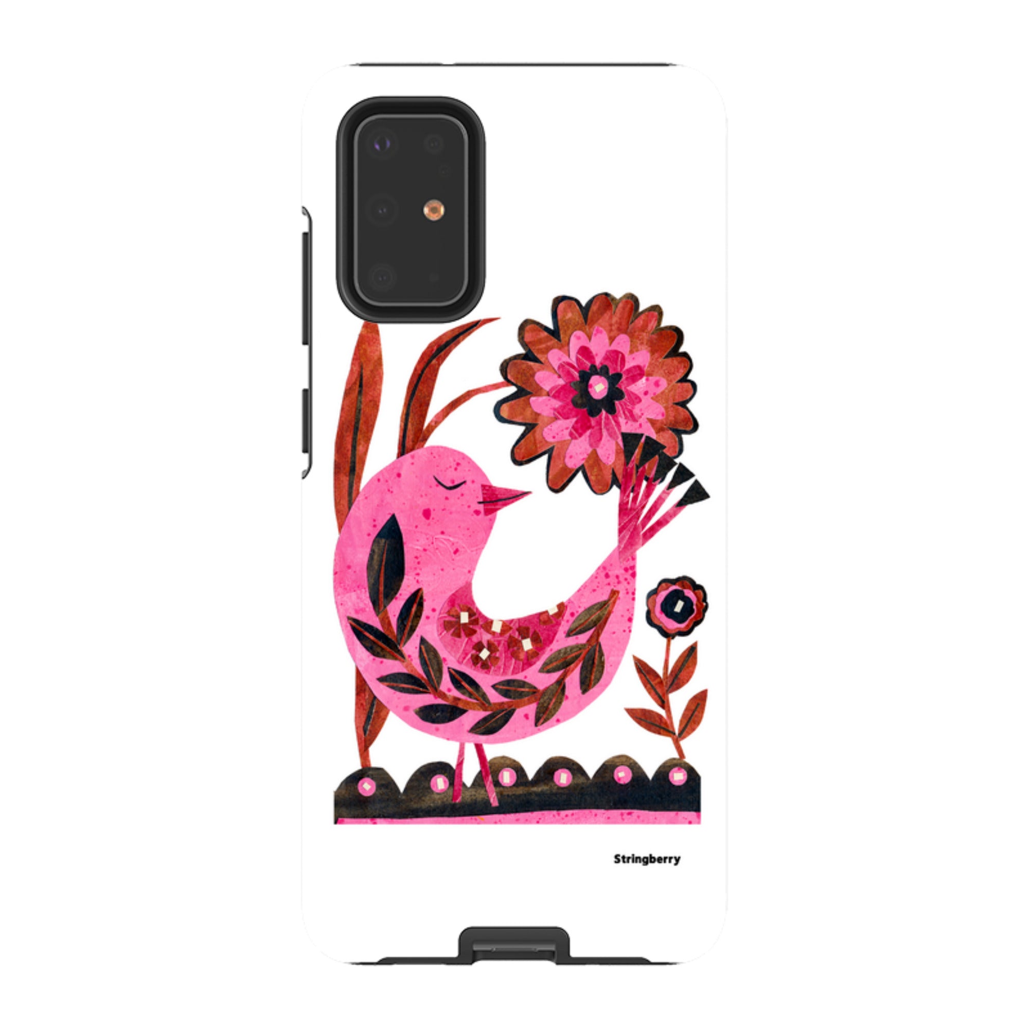 Samsung Tough Case - Folk Floral Bird By Tracey English