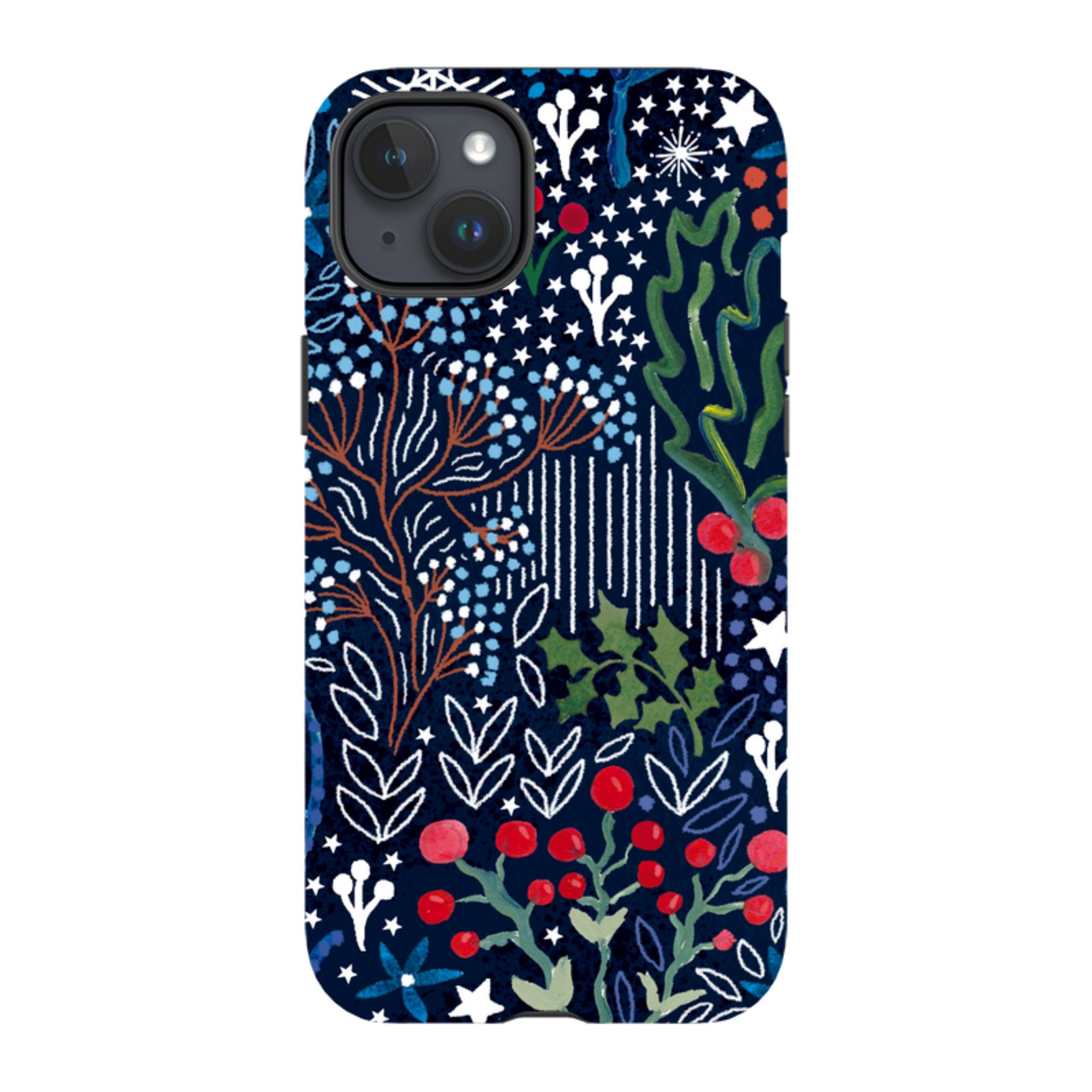 iPhone Tough Case - Winter Flowers II By Emma Frances Grant