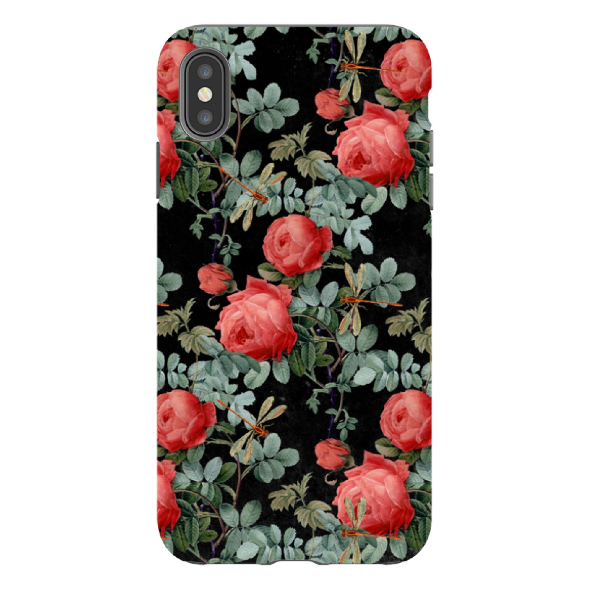 iPhone Tough Case - Dragons And Roses