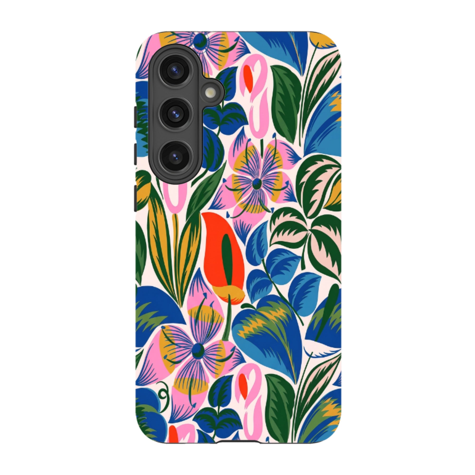 Samsung Tough Case - Retro Tropical Floral