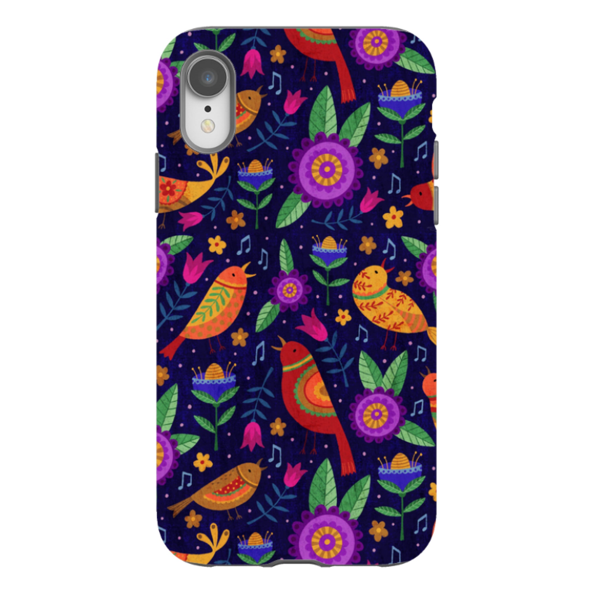 iPhone Tough Case - Bird Pattern VII By Suzy Taylor
