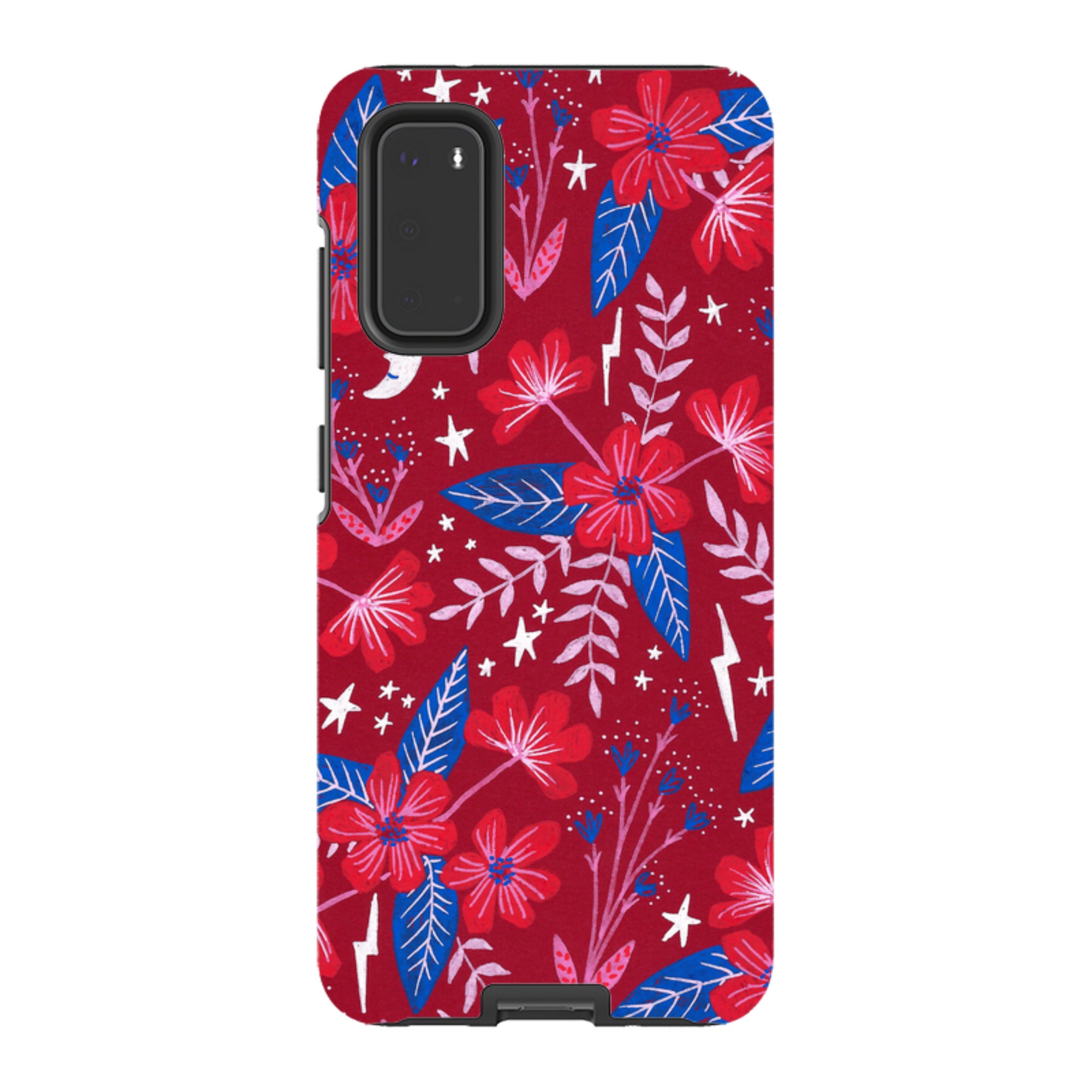 Samsung Tough Case - Red Moon Garden By Lee Foster Wilson