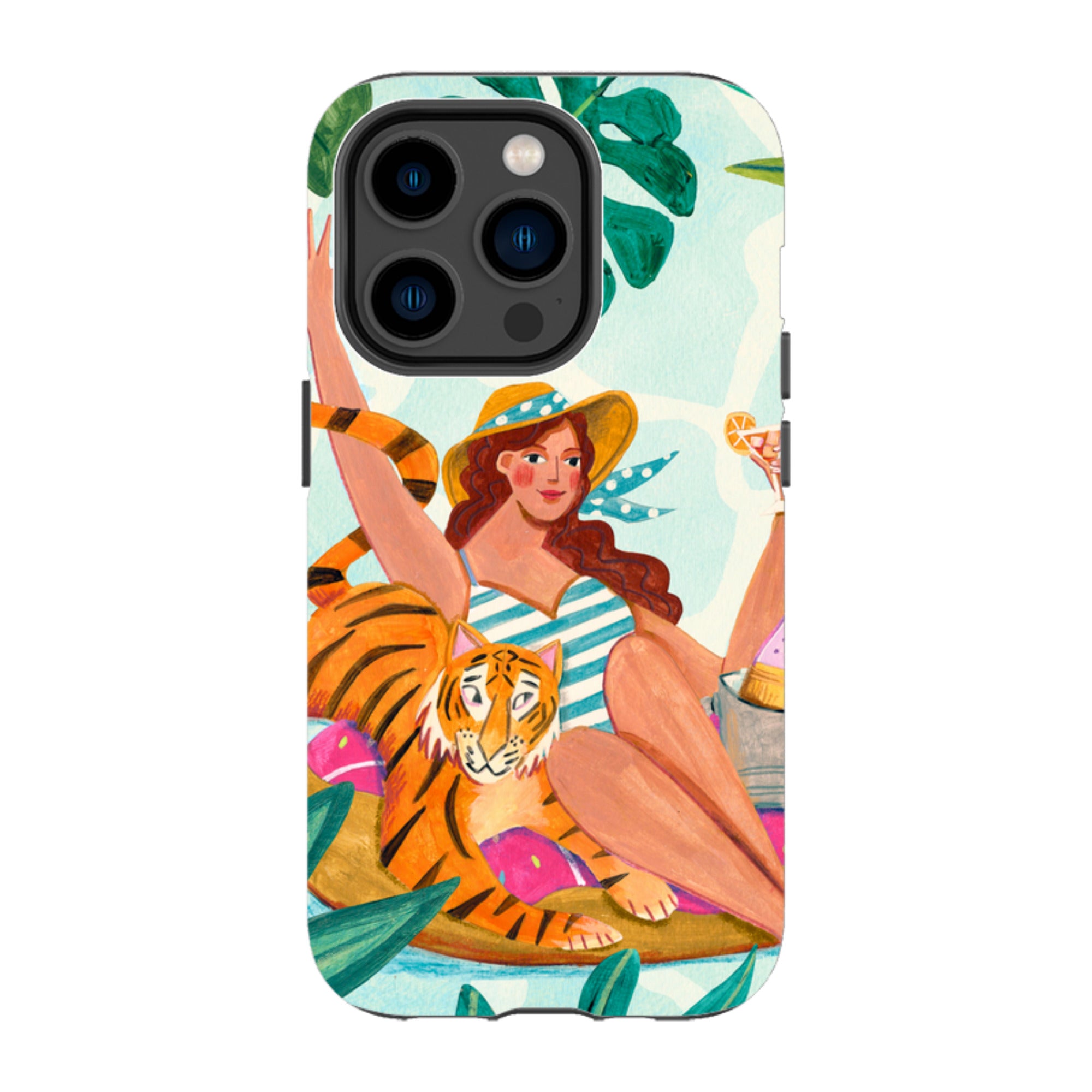 iPhone Tough Case - Pool By Caroline Bonne Muller