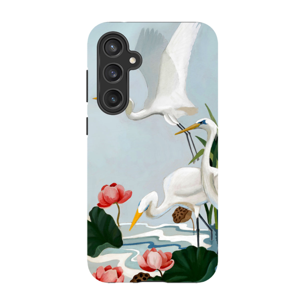Samsung Tough Case - Egrets And Lillie's By Bex Parkin