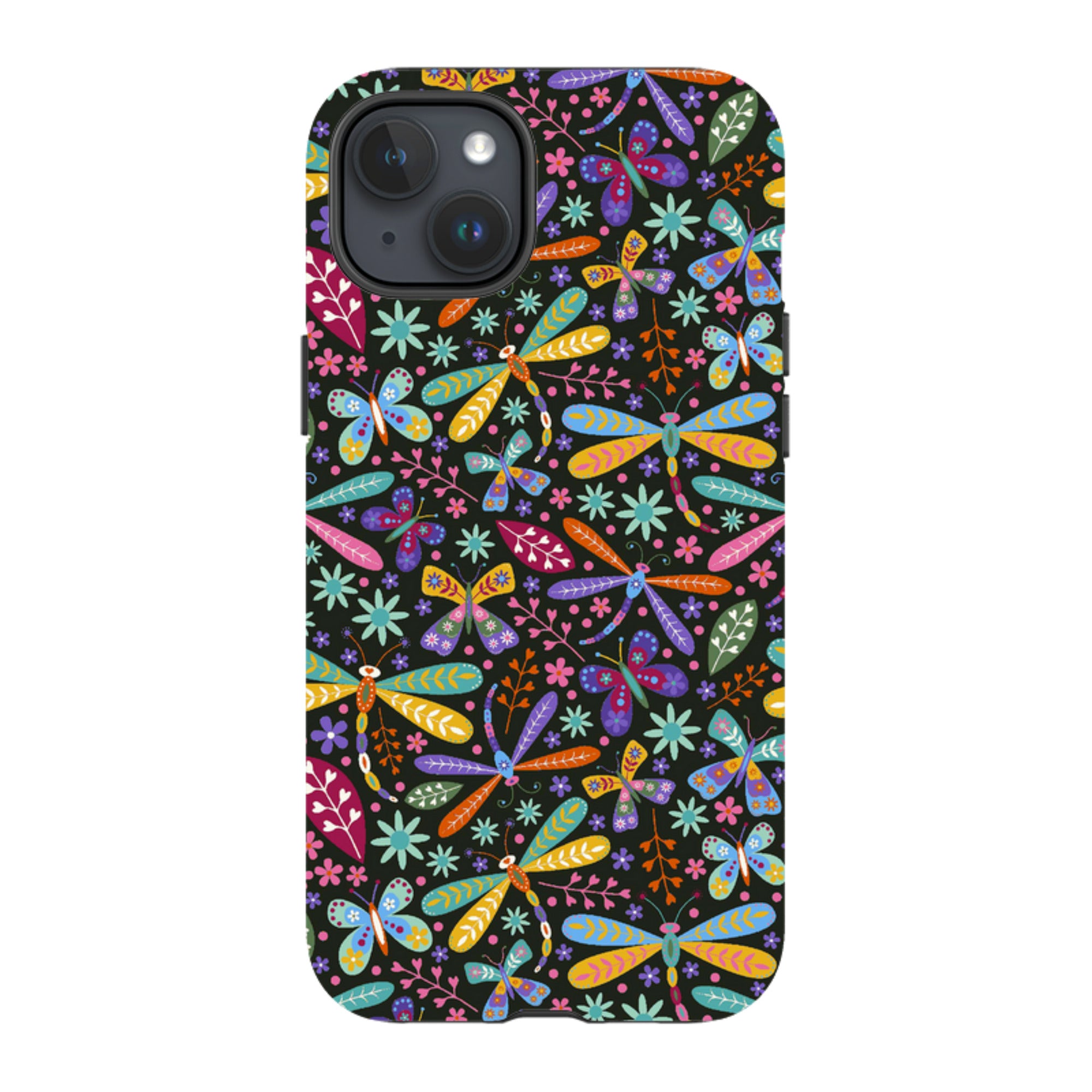 iPhone Tough Case - Dragonflies Multi By Suzy Taylor