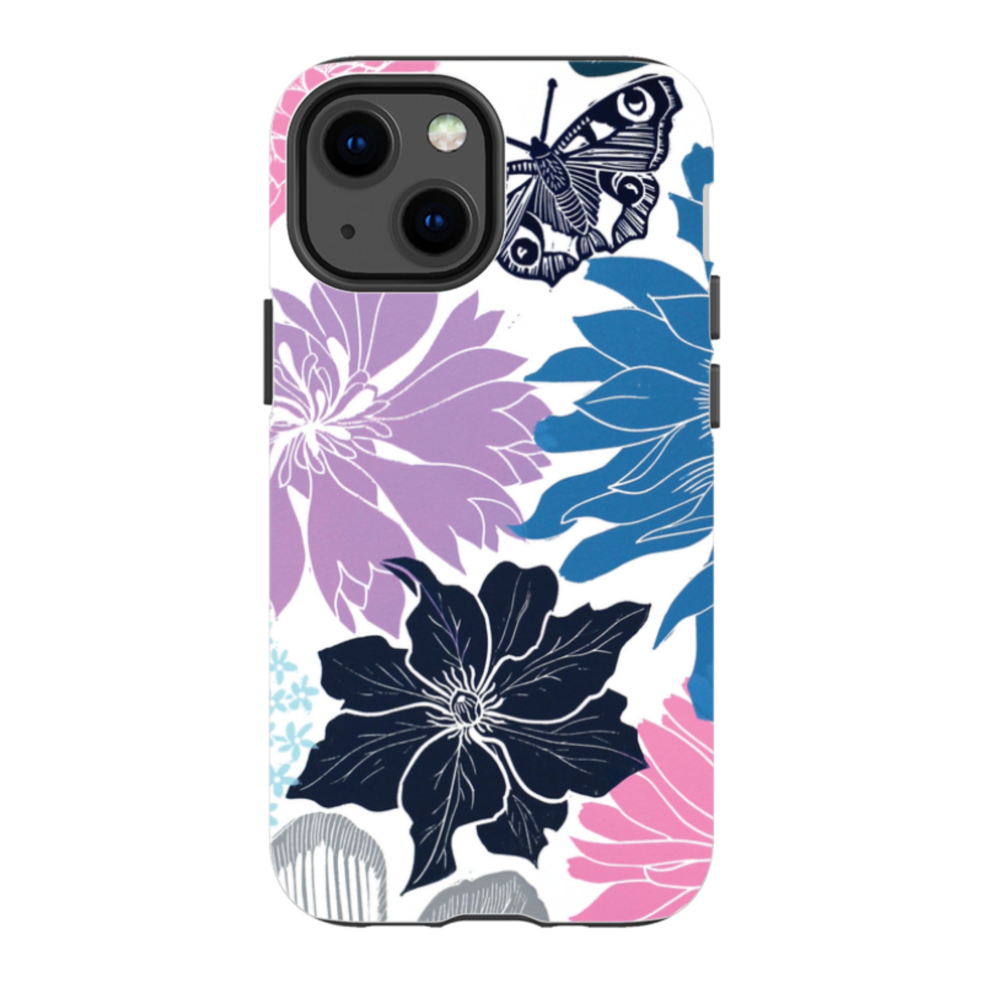 iPhone Tough Case - Cottage Garden Butterfly By Kate Heiss