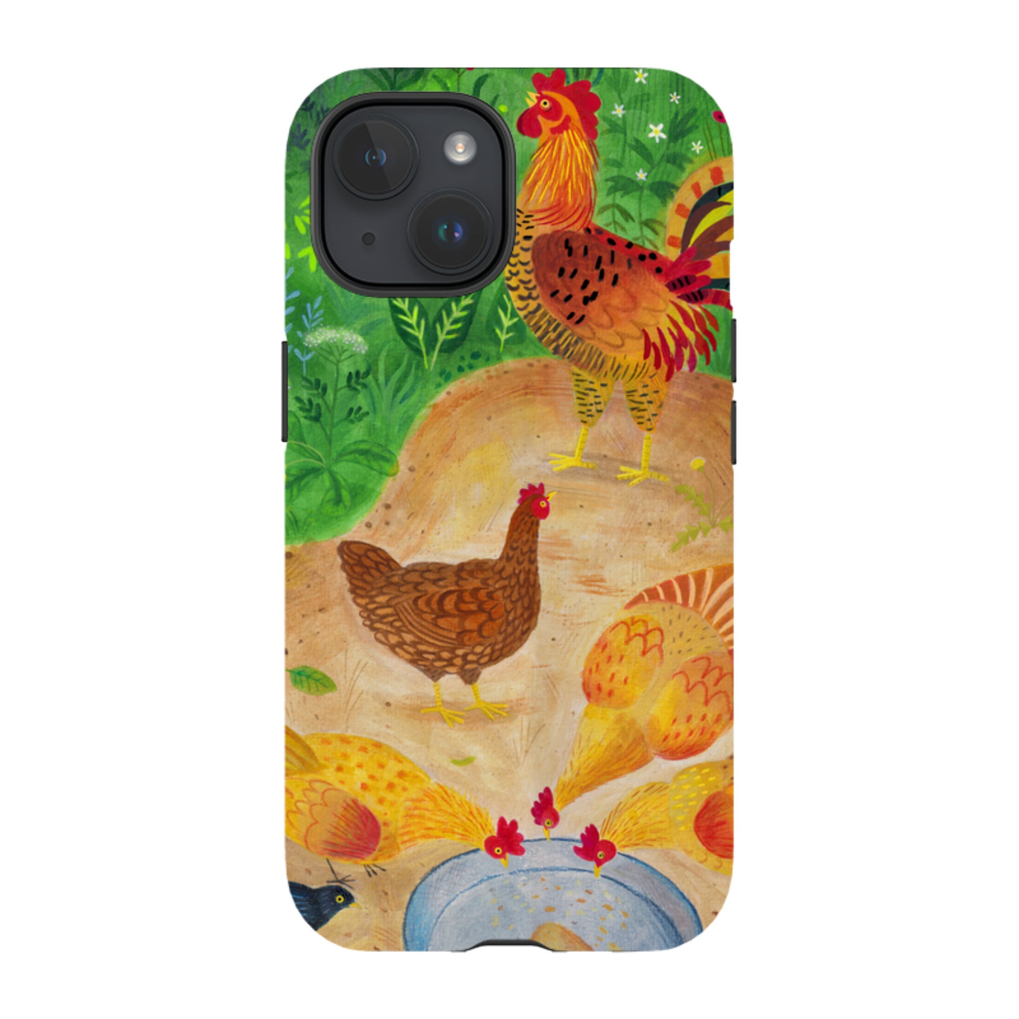 iPhone MagSafe Tough Case - Chickens By Bex Parkin