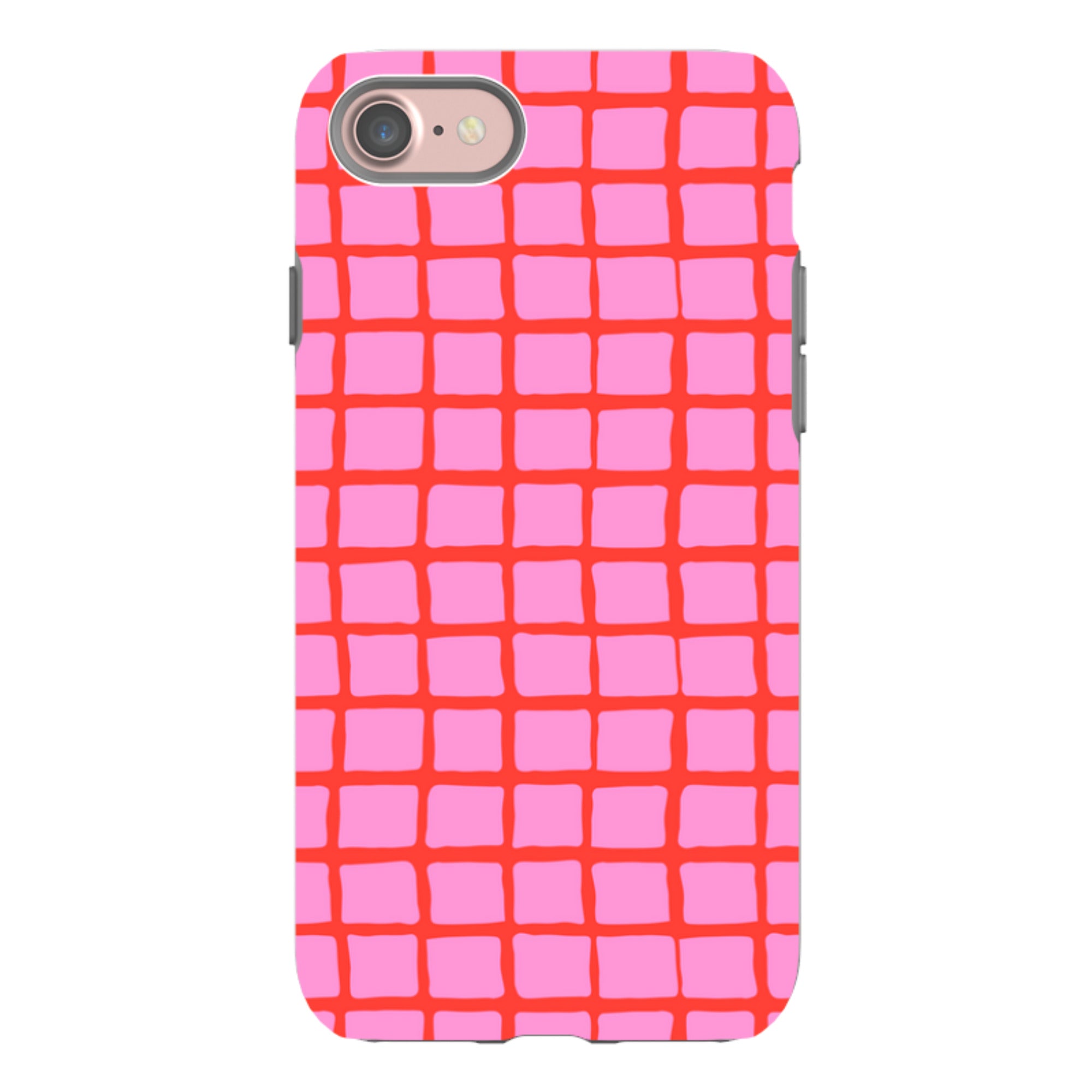 iPhone Tough Case - Pink Tiles