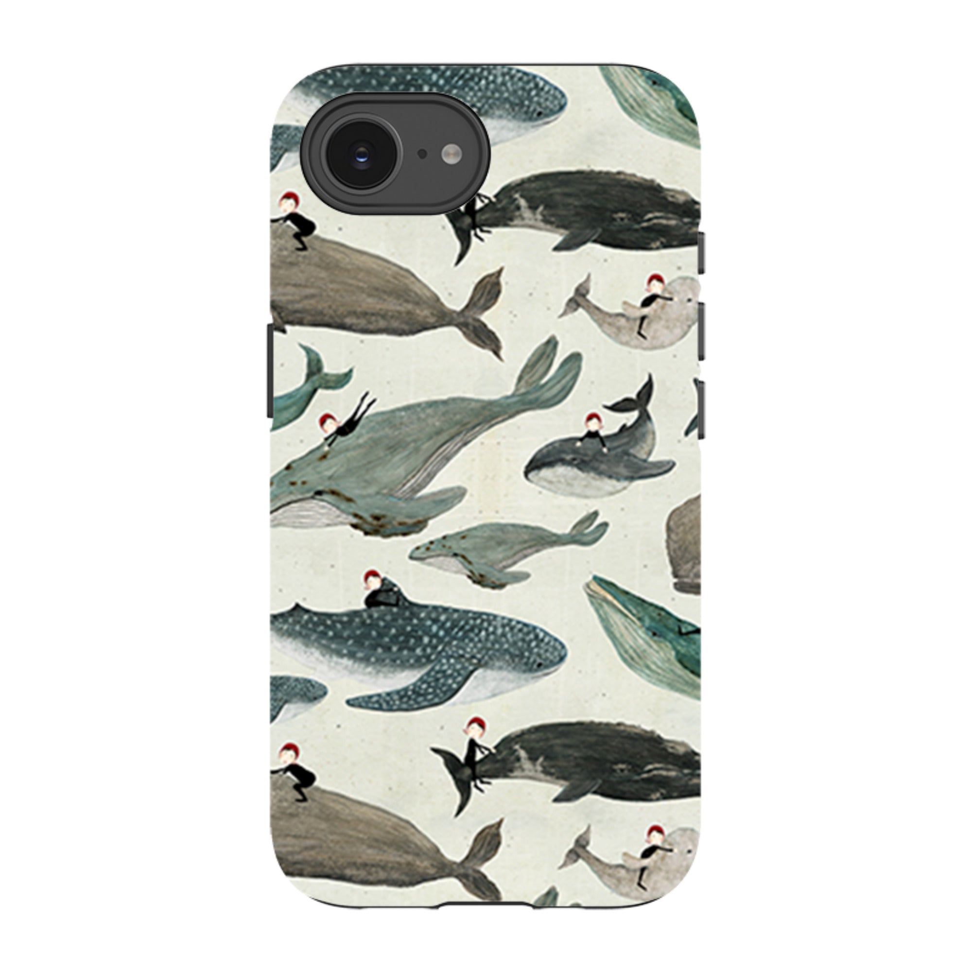 iPhone Tough Case - Whale Rider By Katherine Quinn