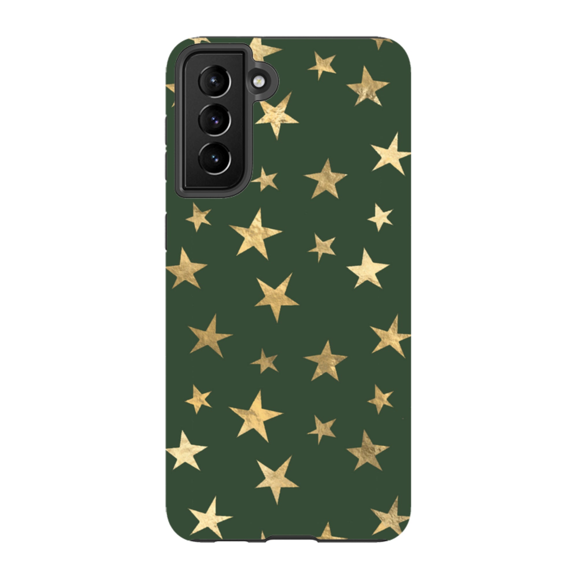 Samsung Tough Case - Green and Gold Stars