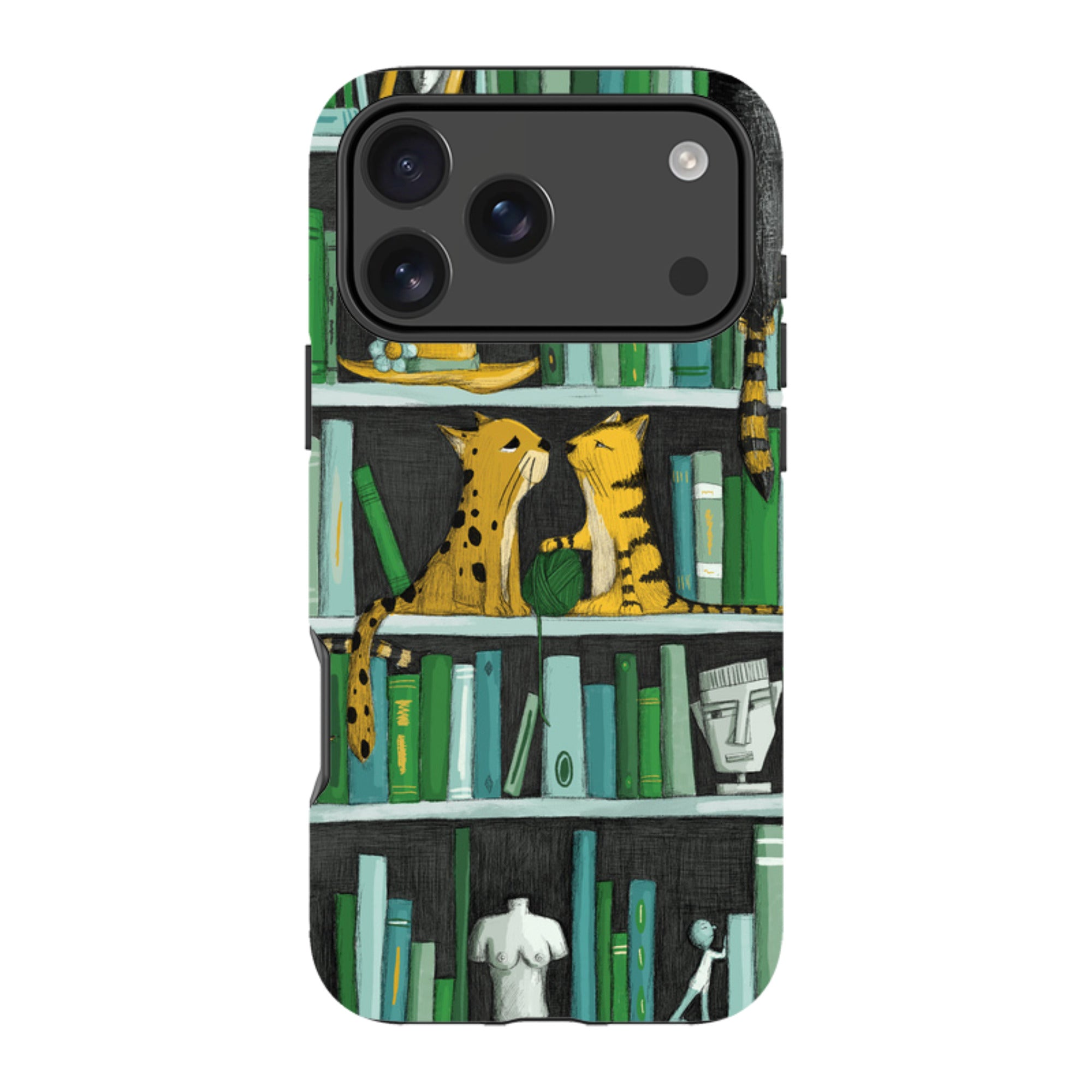 iPhone MagSafe Tough Case - Library Friends By Maja Lindberg