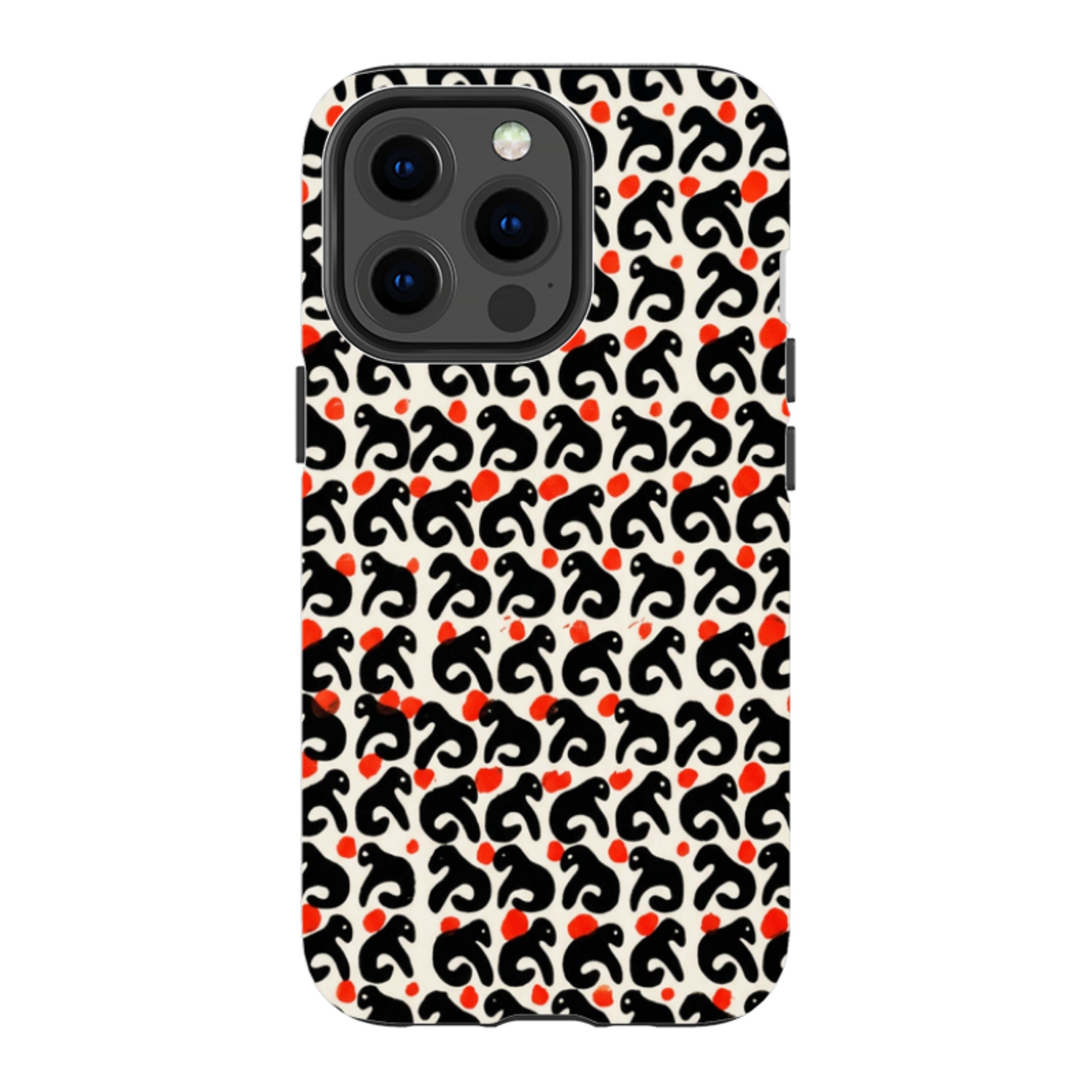 iPhone Tough Case - Abstract Cutouts