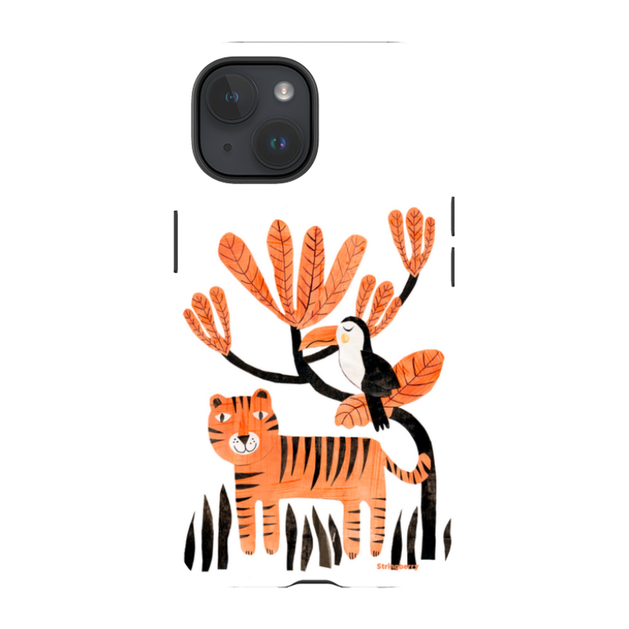 iPhone Tough Case - Tiger And Toucan By Tracey English