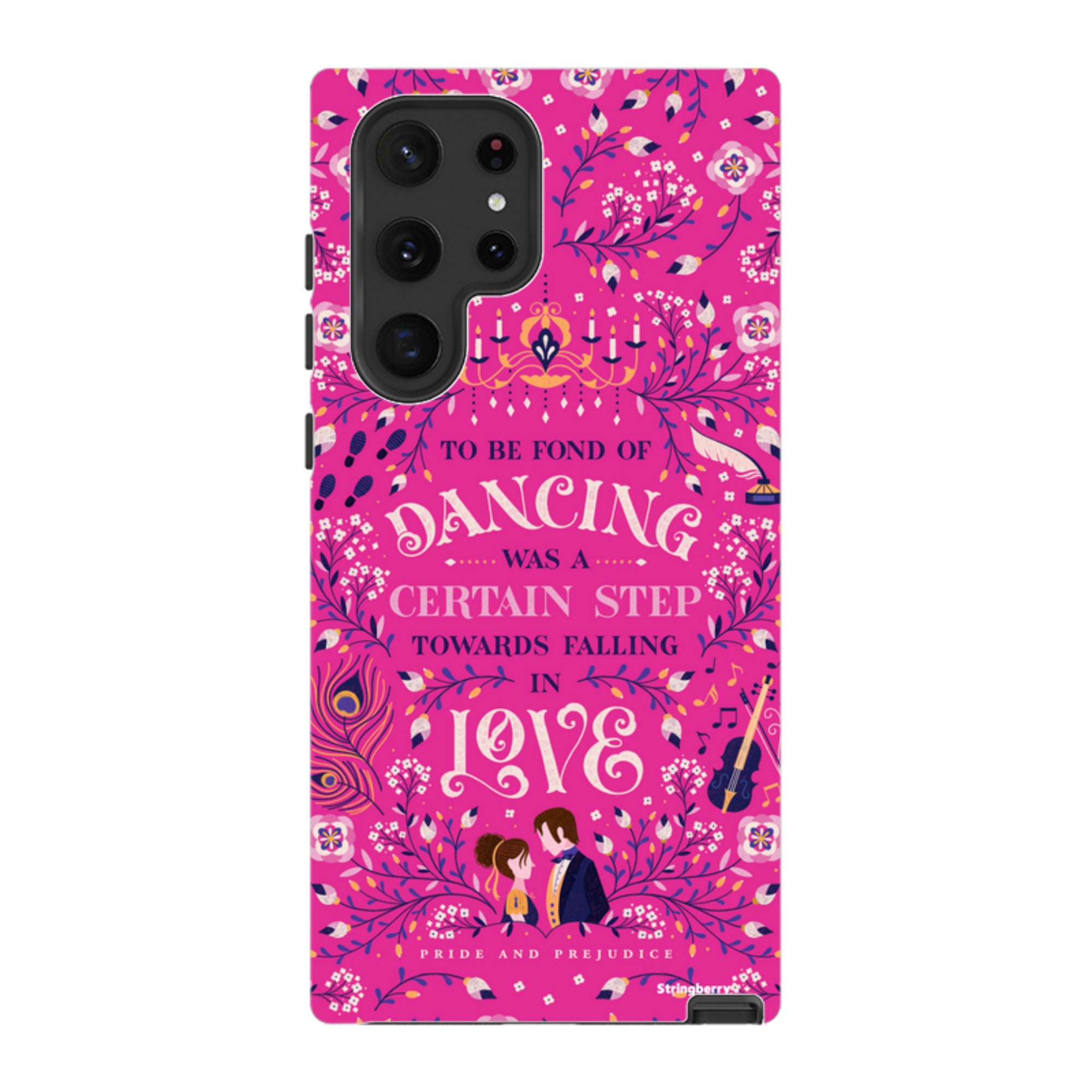 Samsung Tough Case - Pride And Prejudice Pink By Jenny Zemanek