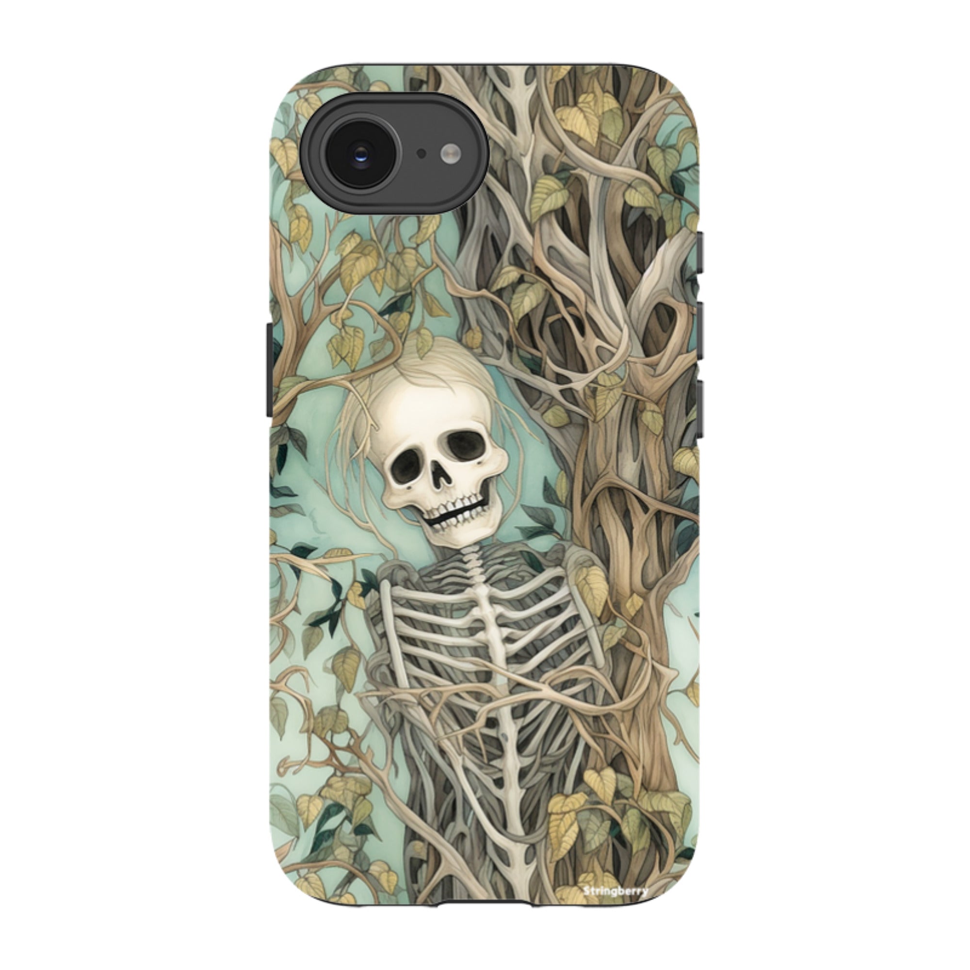 iPhone Tough Case - Skeletal Floral