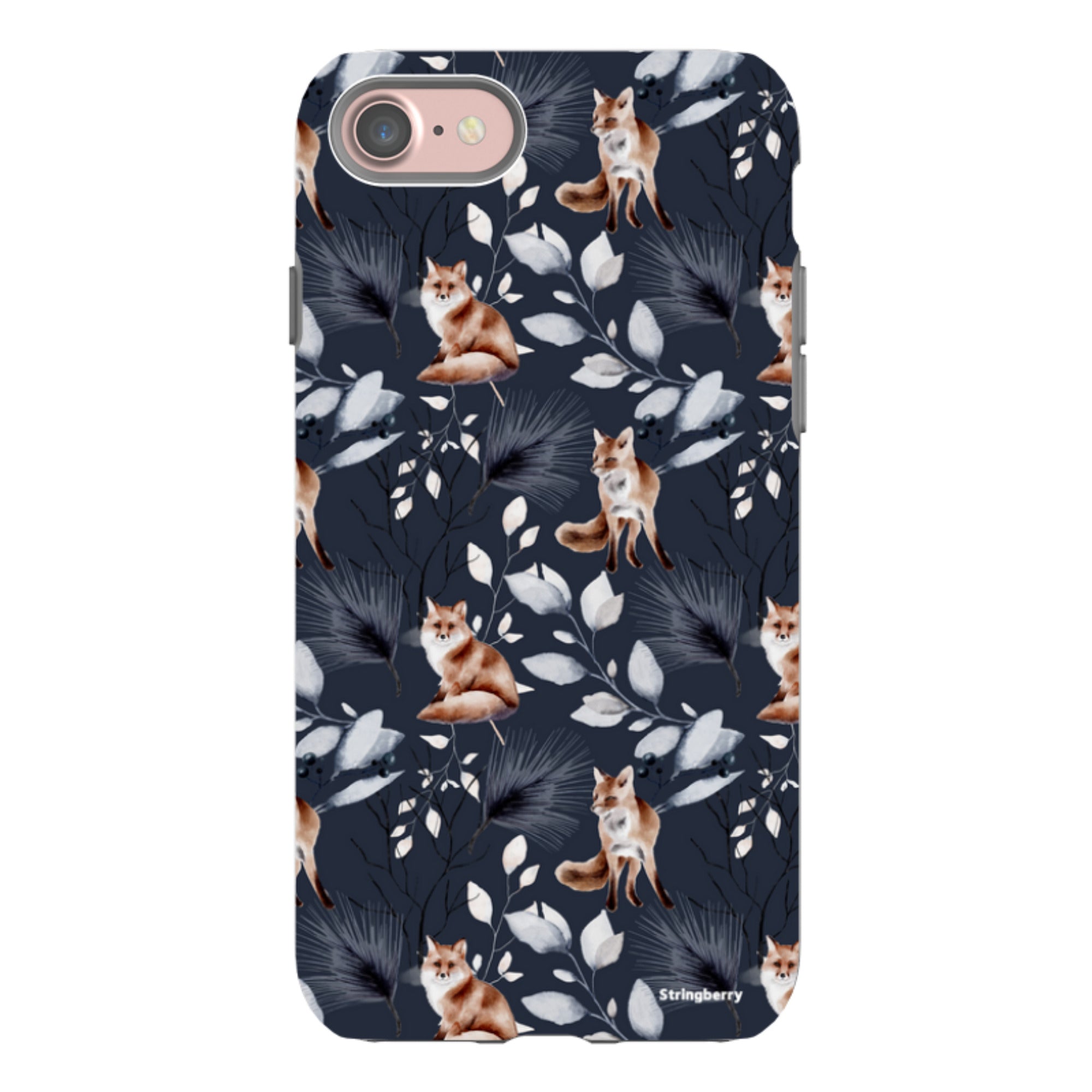 iPhone Tough Case - Foxy Xmas