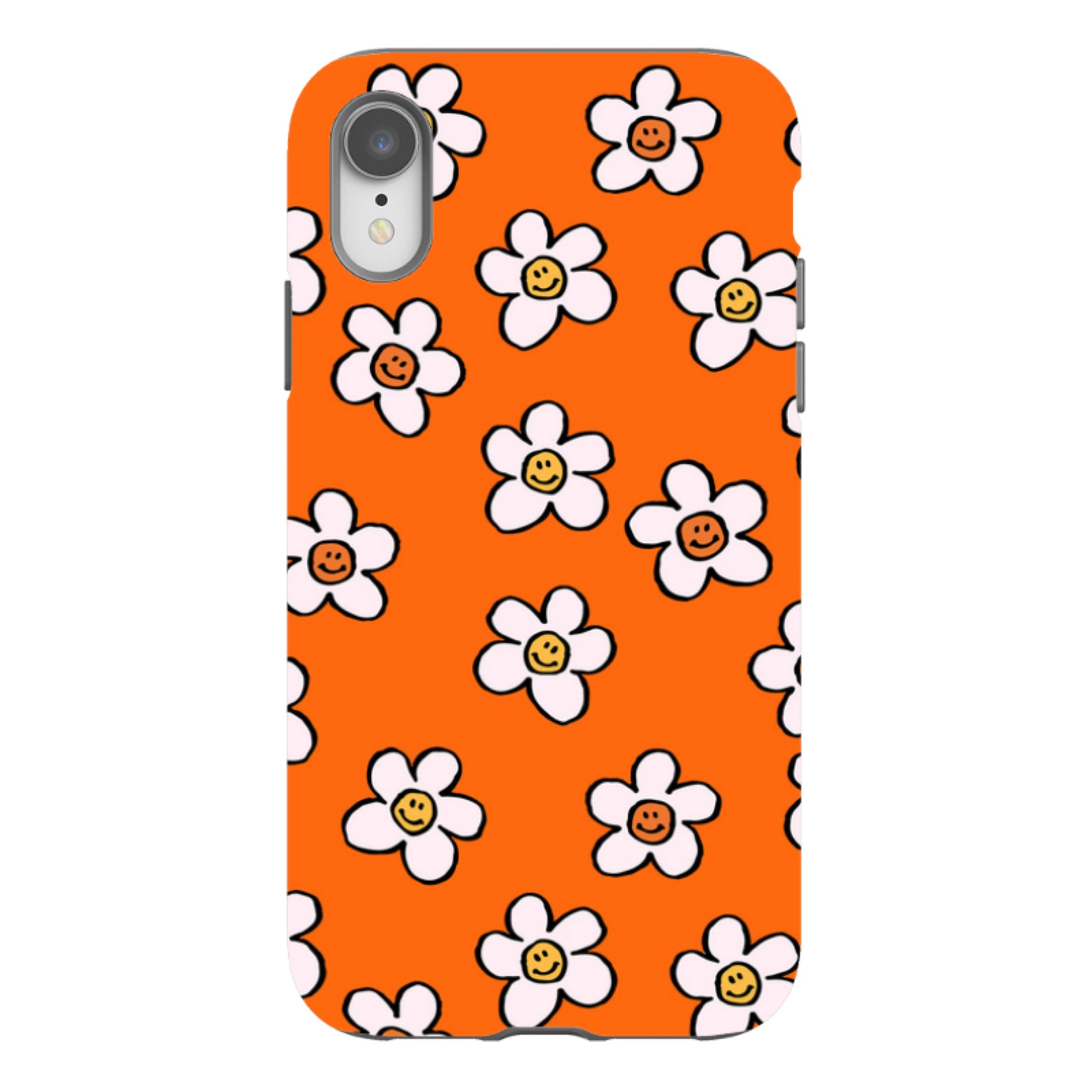 iPhone Tough Case - Smiley Orange