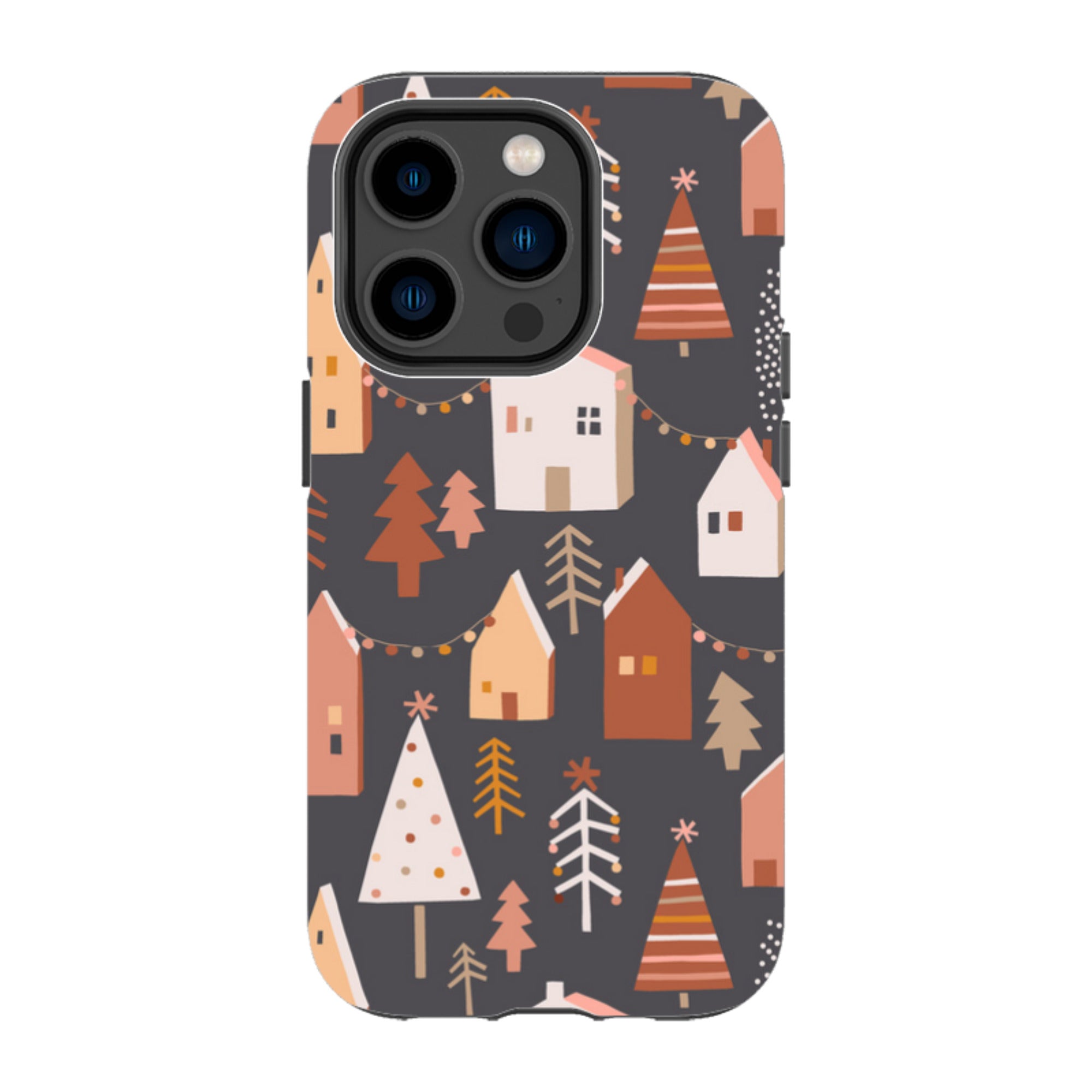 iPhone MagSafe Tough Case - Street Xmas Dark
