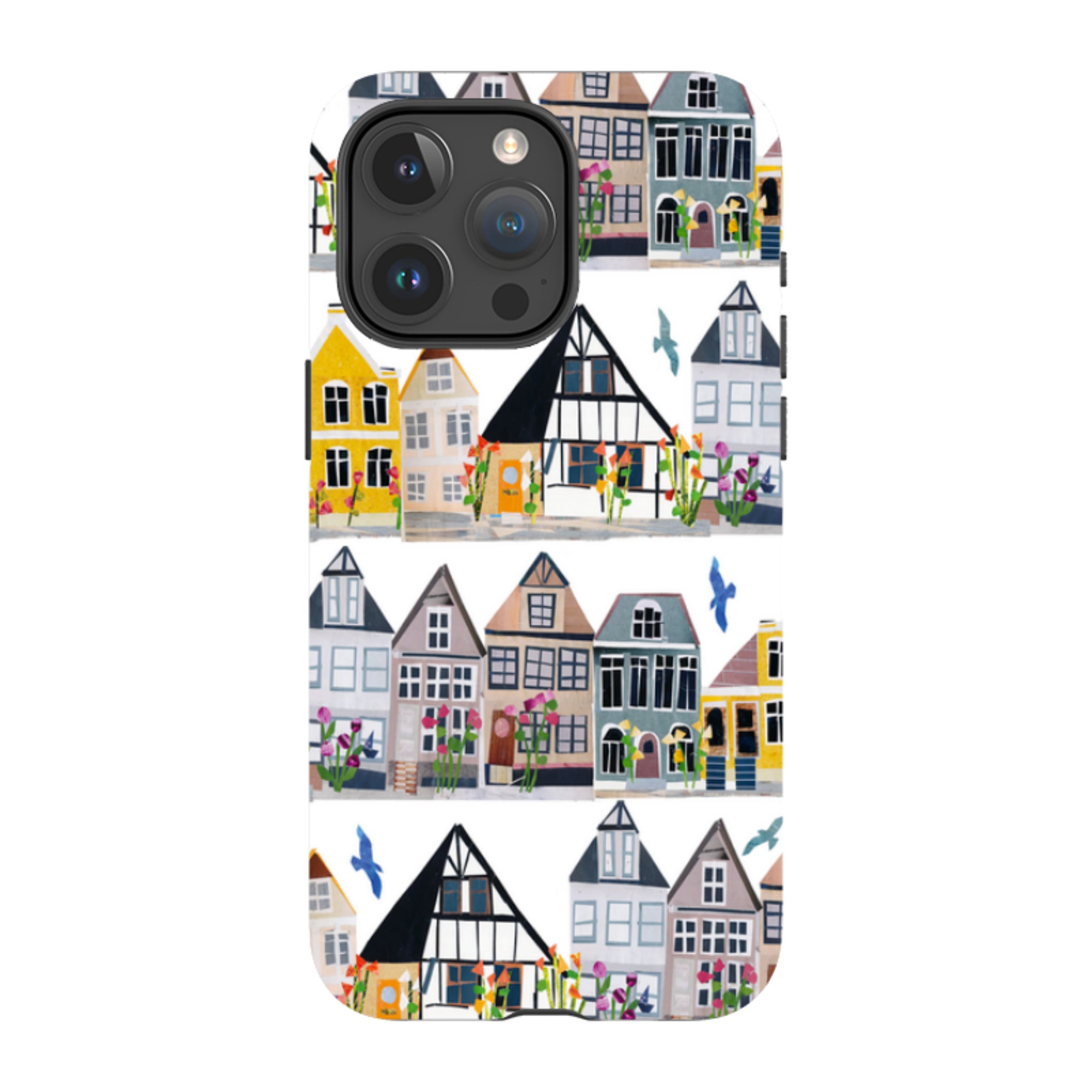 iPhone Tough Case - Danish Houses By Tracey English