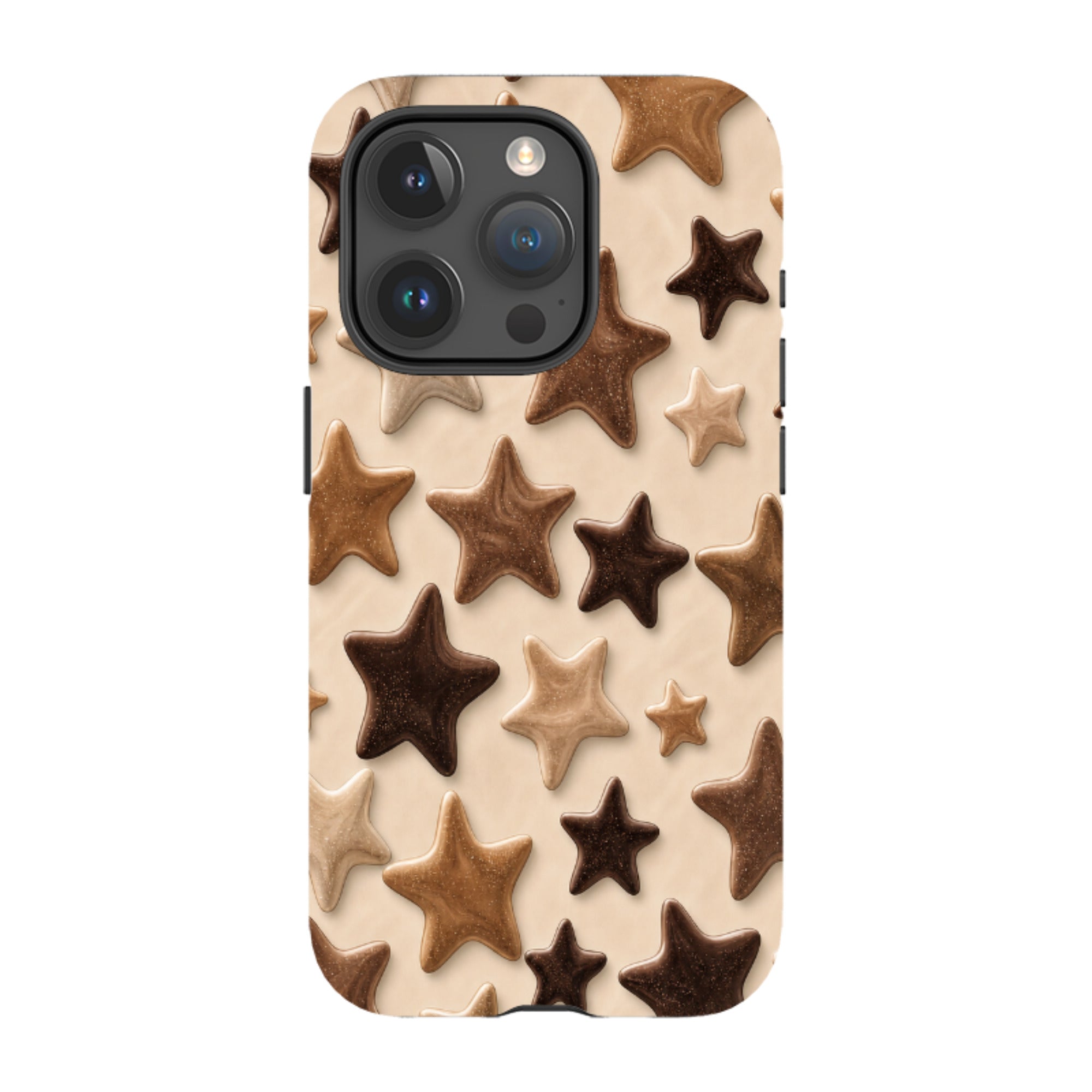 iPhone Tough Case - Brown Star