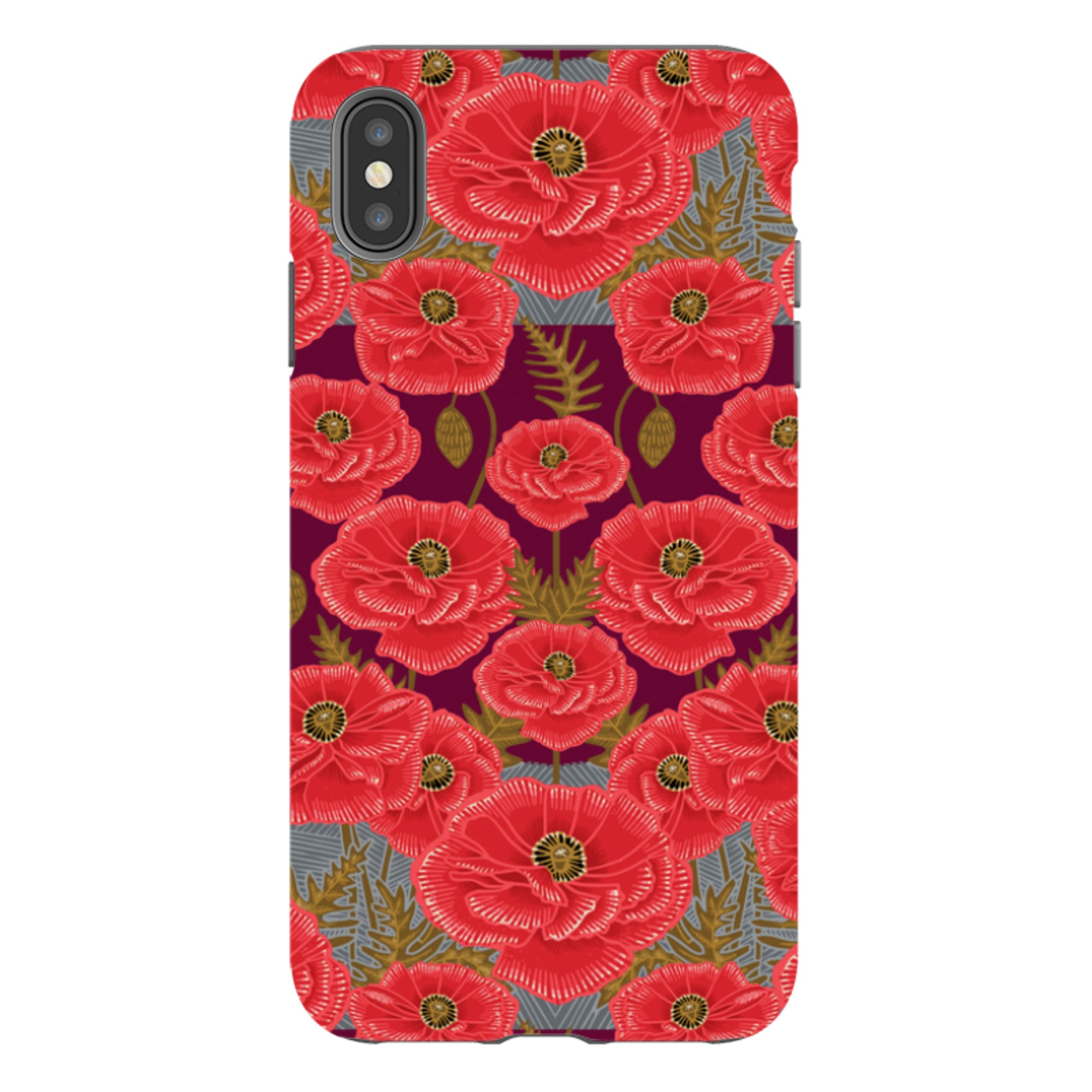 iPhone Case - Poppy Red By Kate Heiss