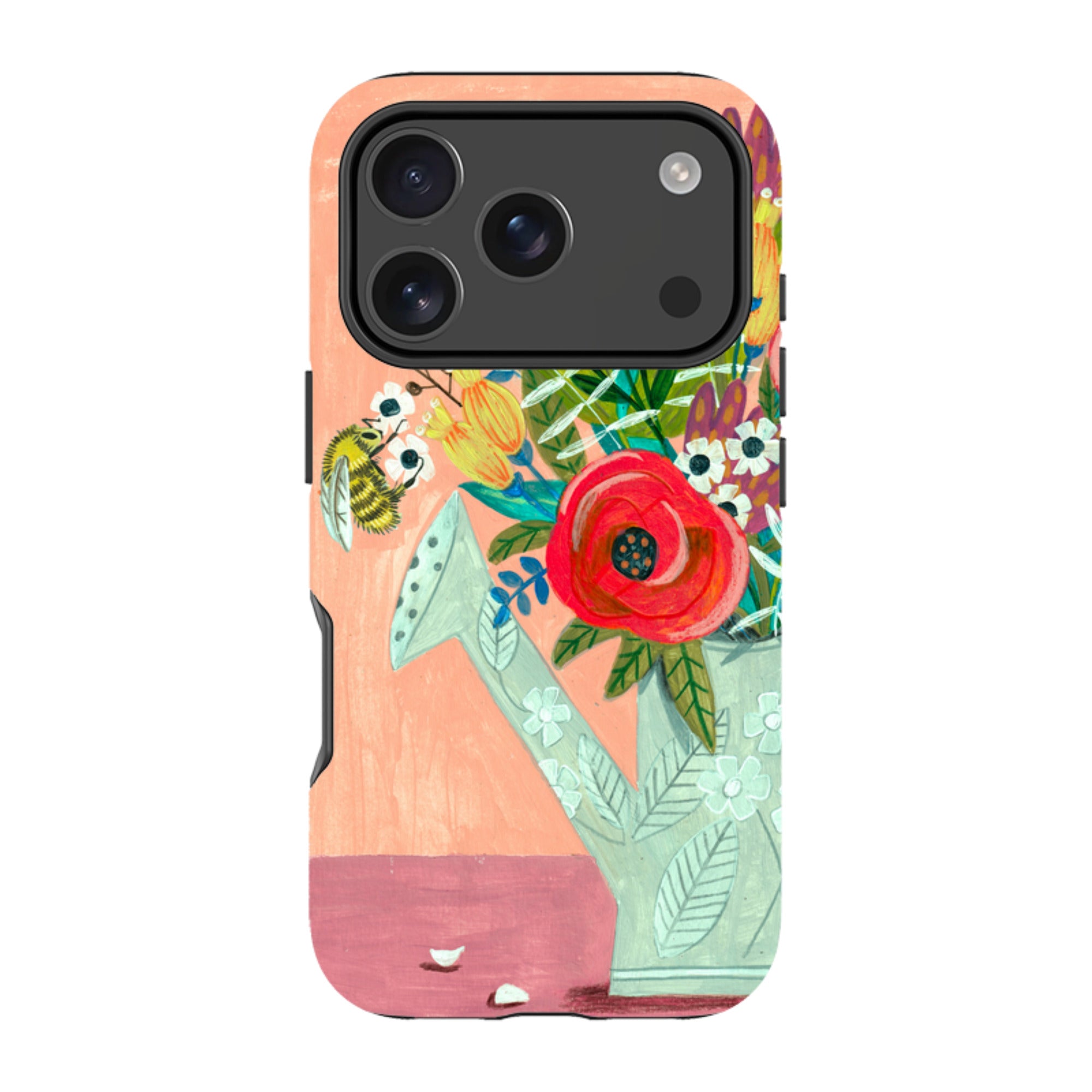 iPhone Tough Case - Watering Can By Caroline Bonne Muller